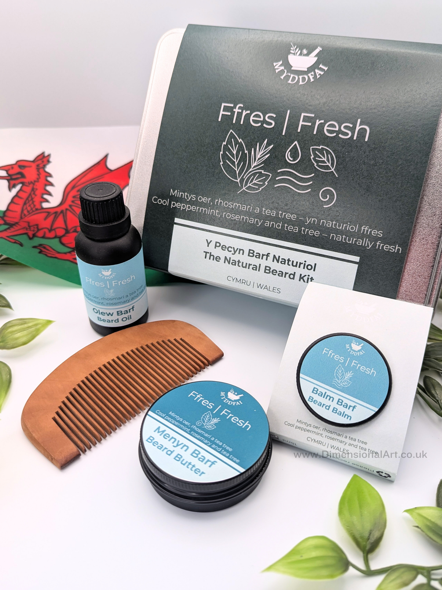 The Natural Beard Kit Ffres (Fresh)