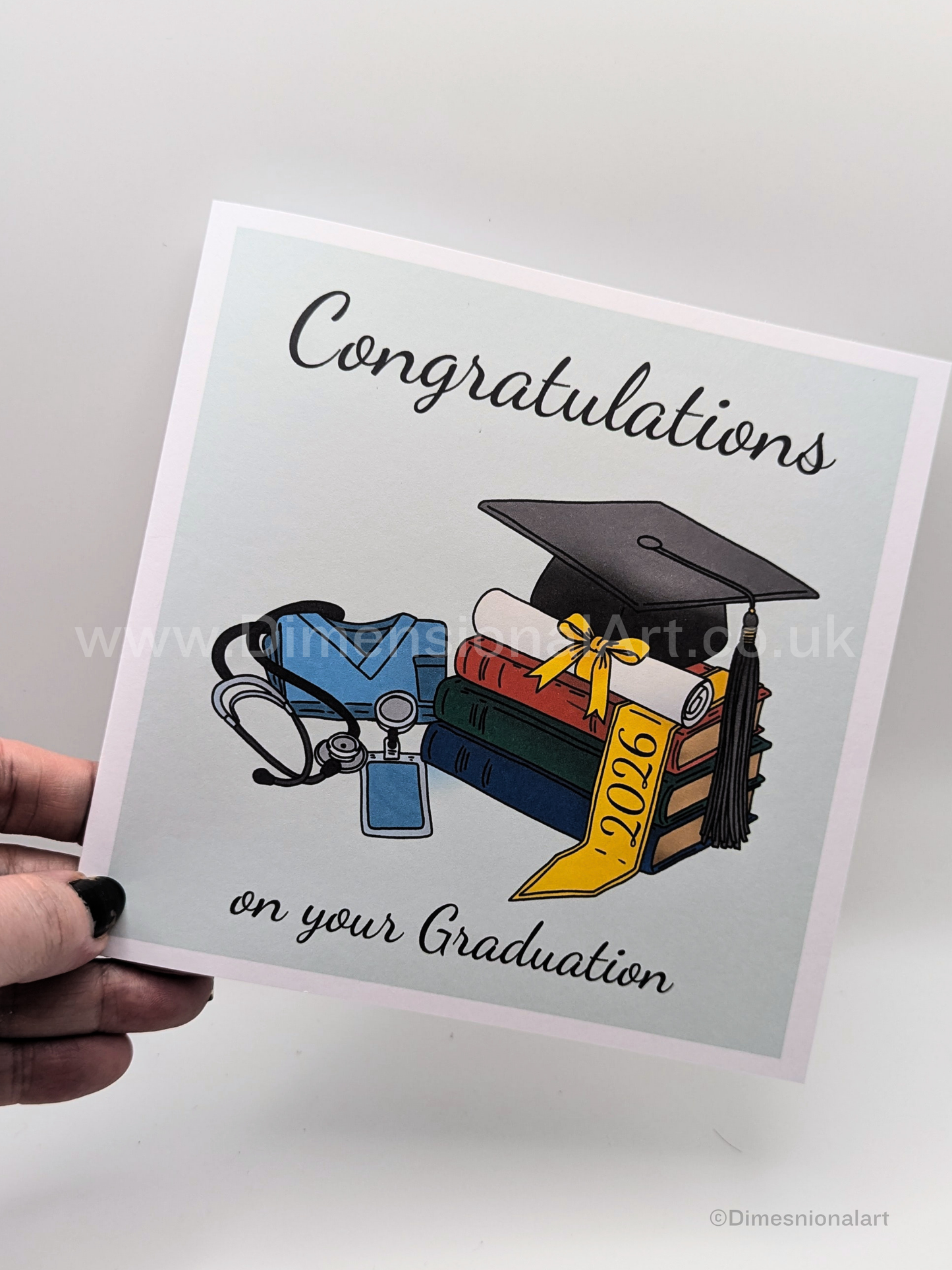 Congratulations on you Graduation Card - Nurse - Doctor