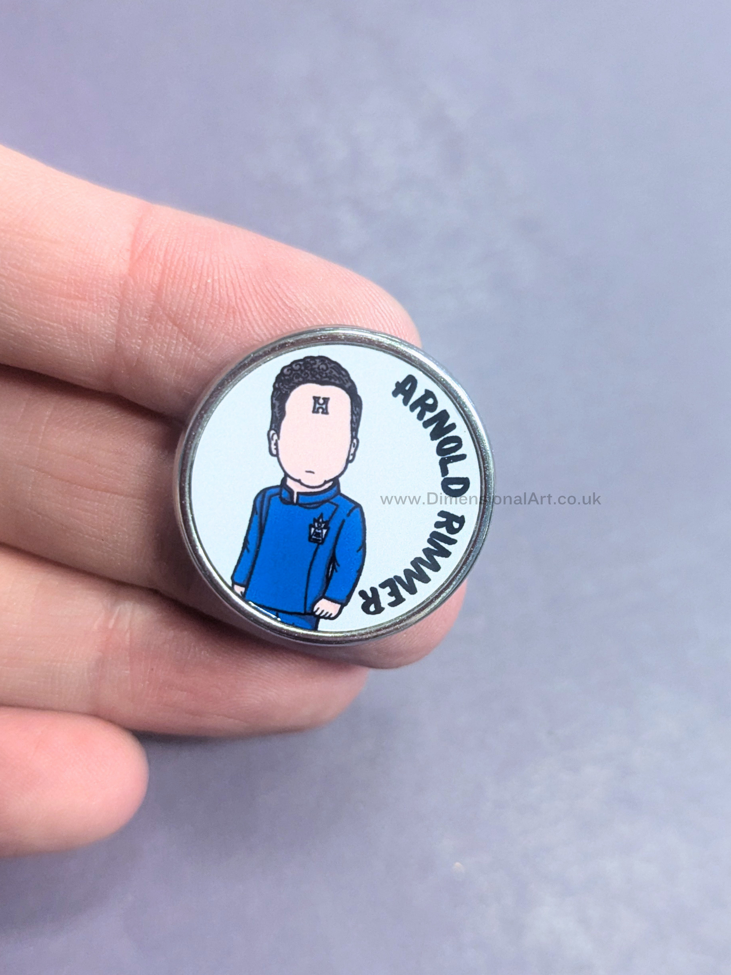 Arnold Rimmer Pin Badge - Red dwarf