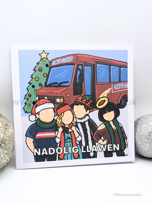 Gavin and Stacey Nadolig Llawen Card