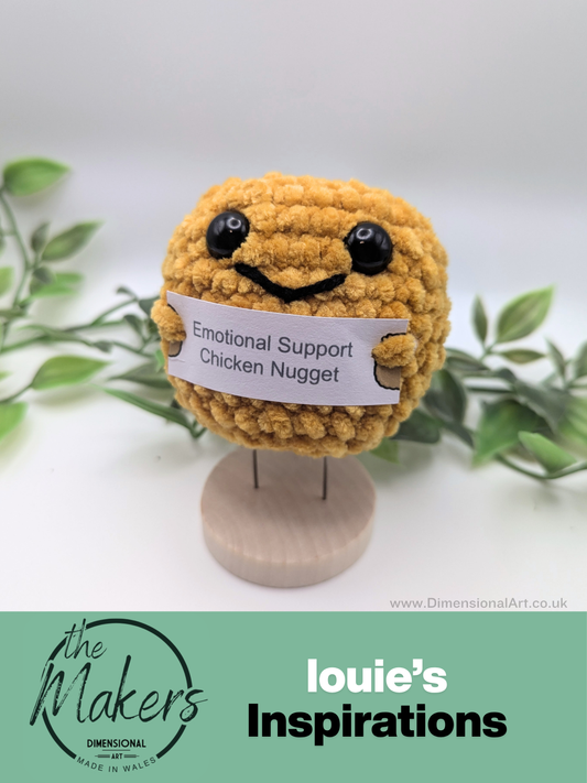 Emotional Support Chicken Nugget - handmade