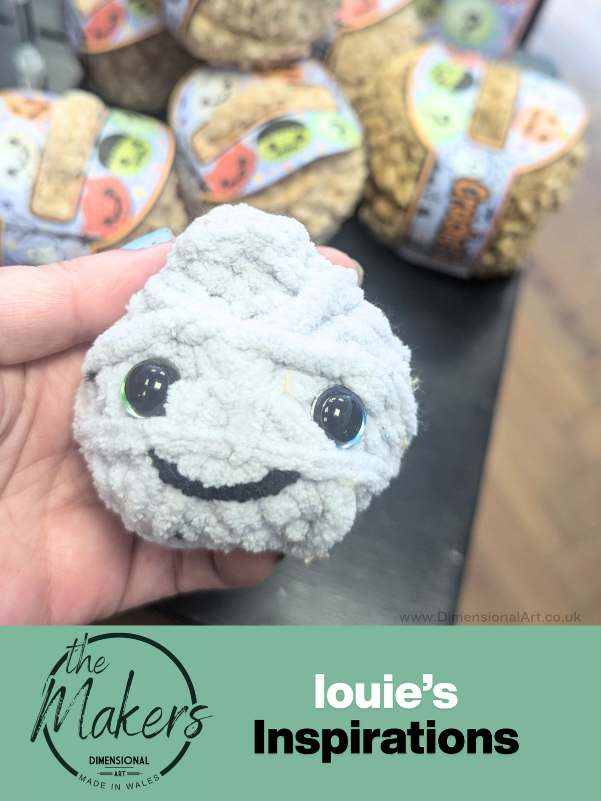 Halloween Mystery crochet dumplings - handmade