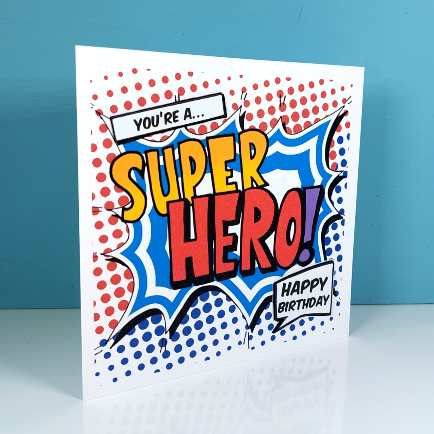 Super Hero Birthday Card