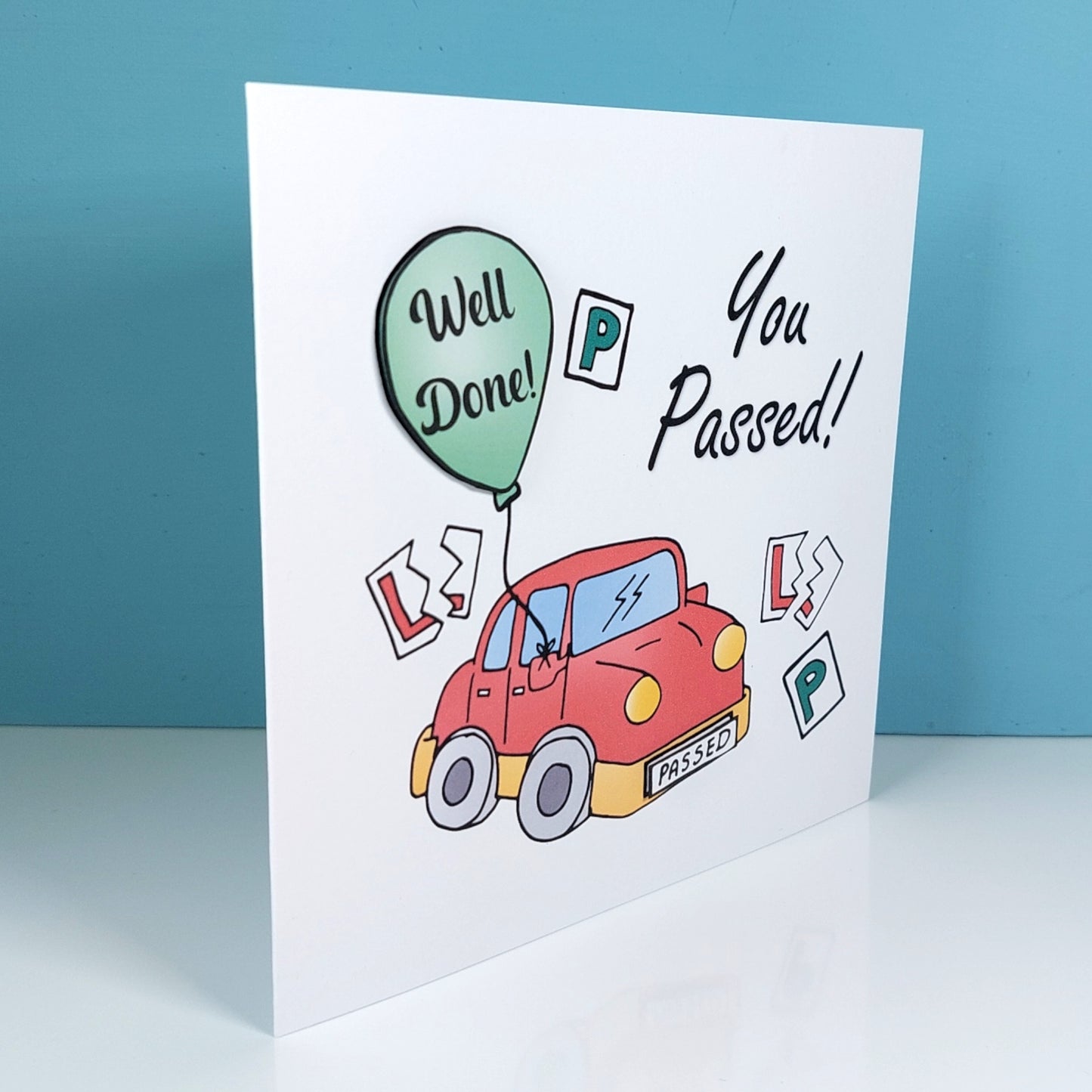 Well done Passed Driving test Card