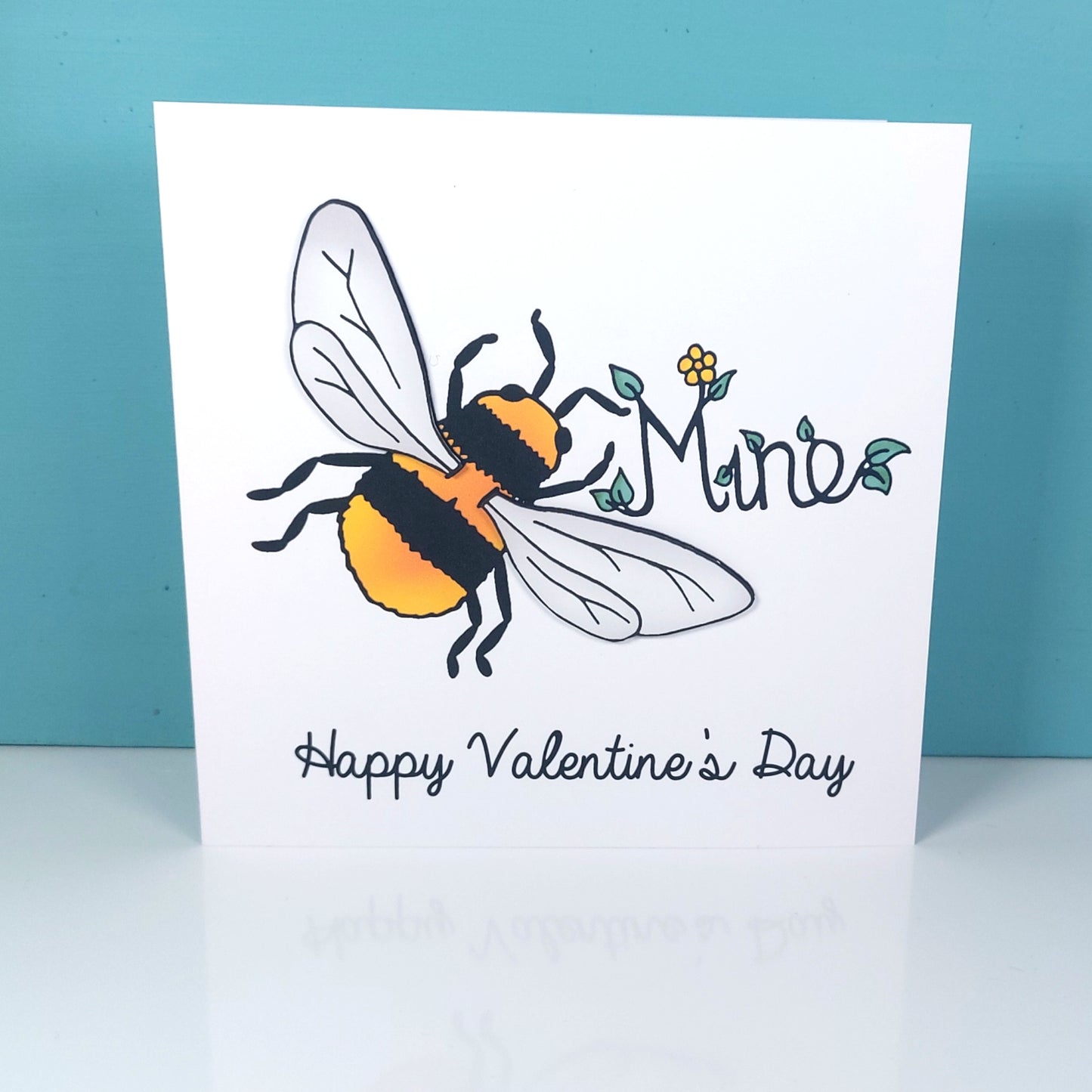 Bee Mine Happy Valentines Day Card