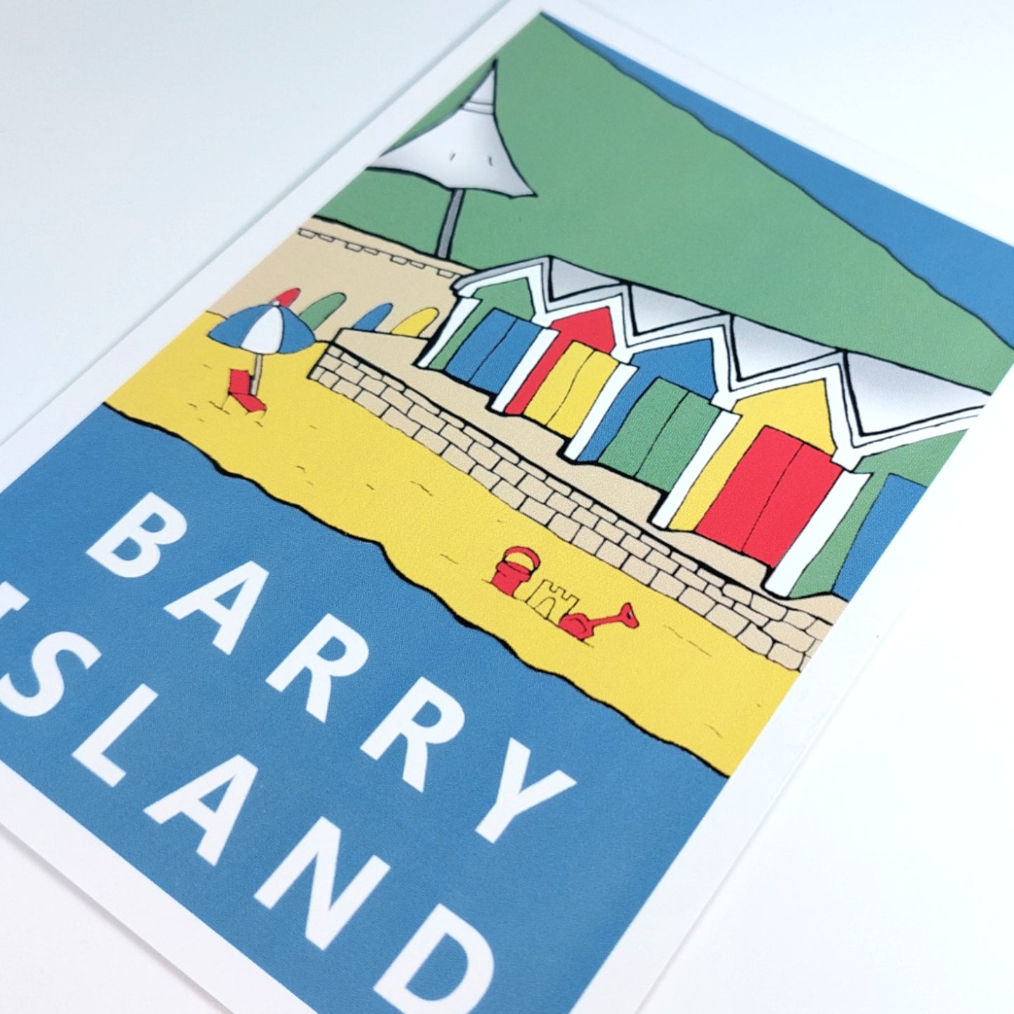 Barry Island vintage style Postcard
