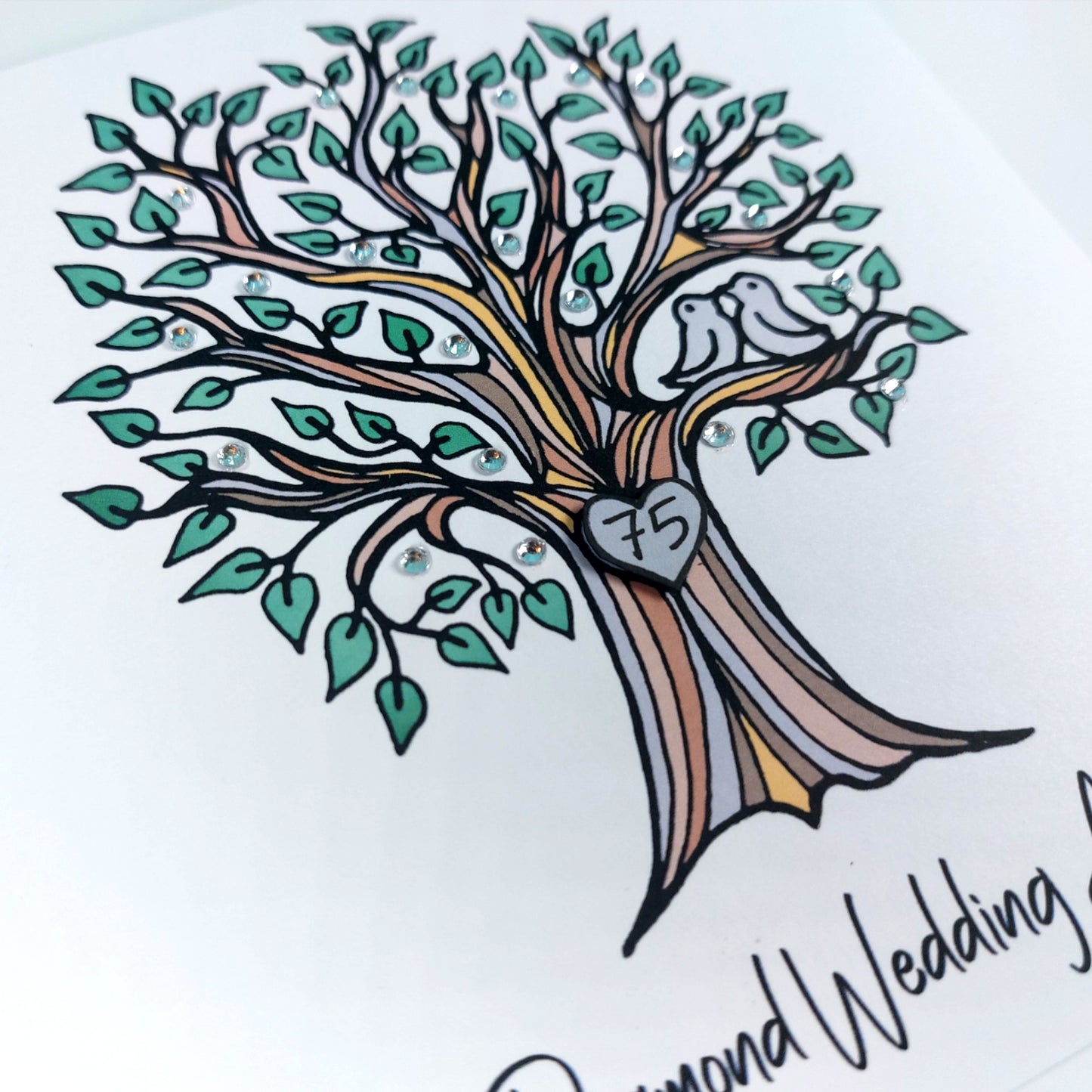 75th Diamond Anniversary Card