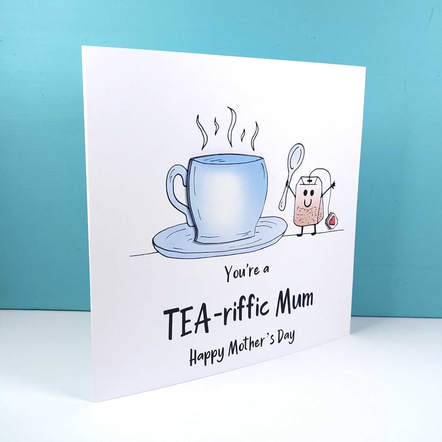Tea-riffic Mum Mothers day card