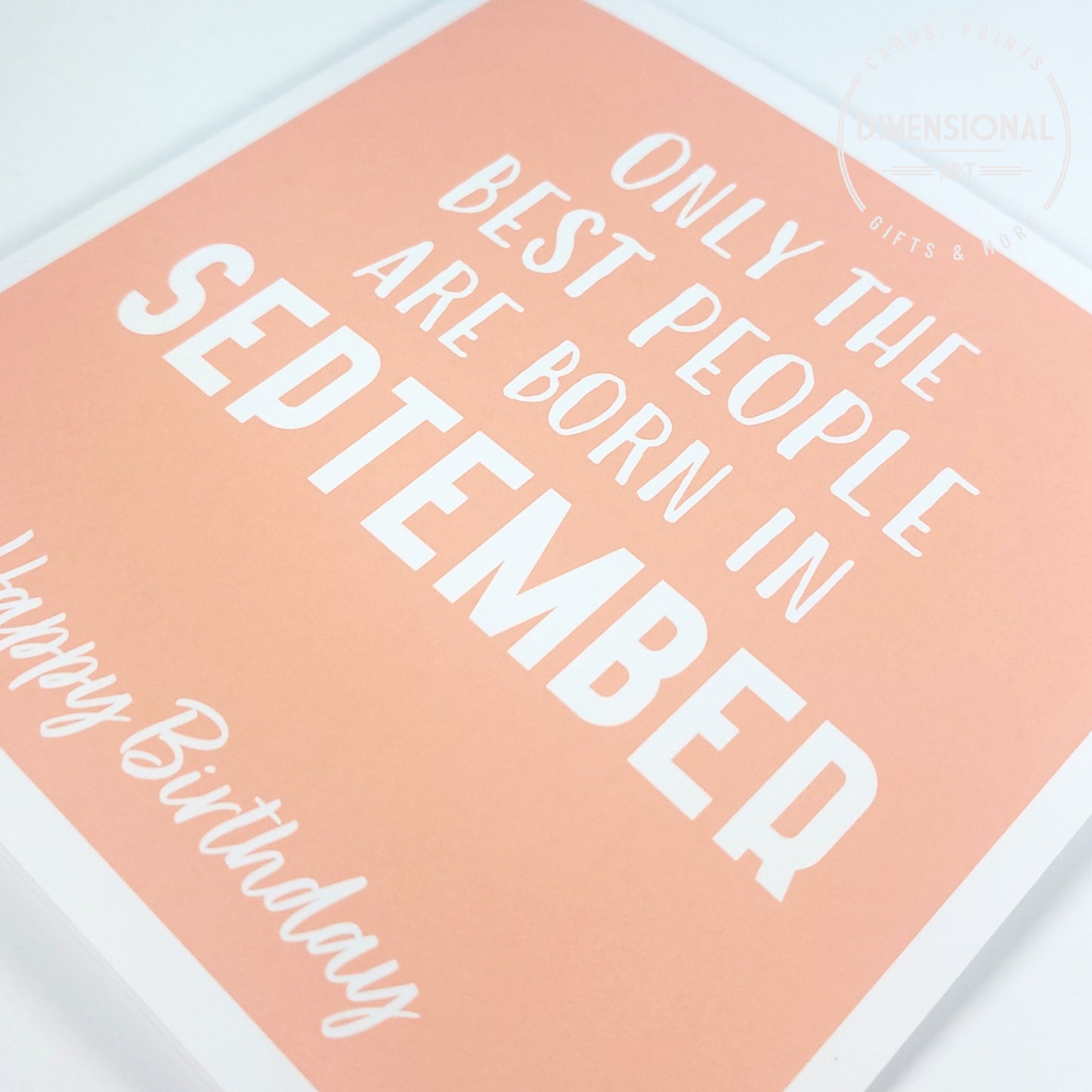 Best people are born in SEPTEMBER - Birthday Card