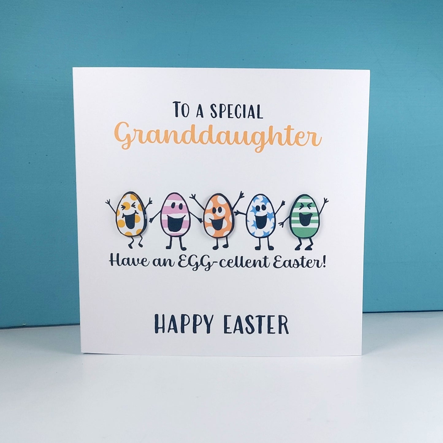 Granddaughter Egg-cellent Easter Card