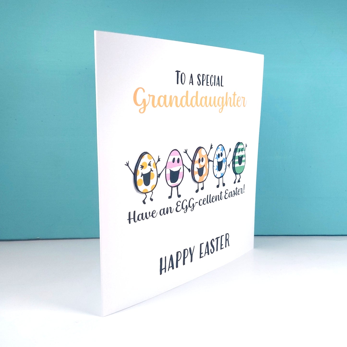 Granddaughter Egg-cellent Easter Card