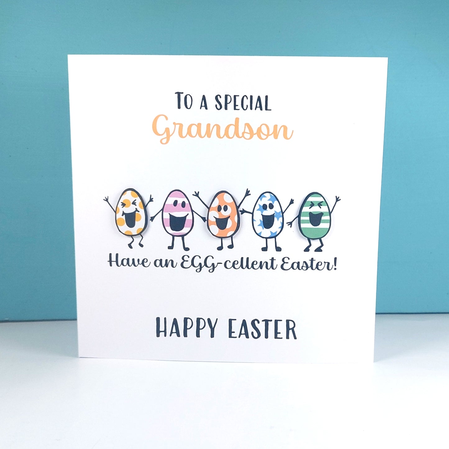 Grandson Egg-cellent Easter Card