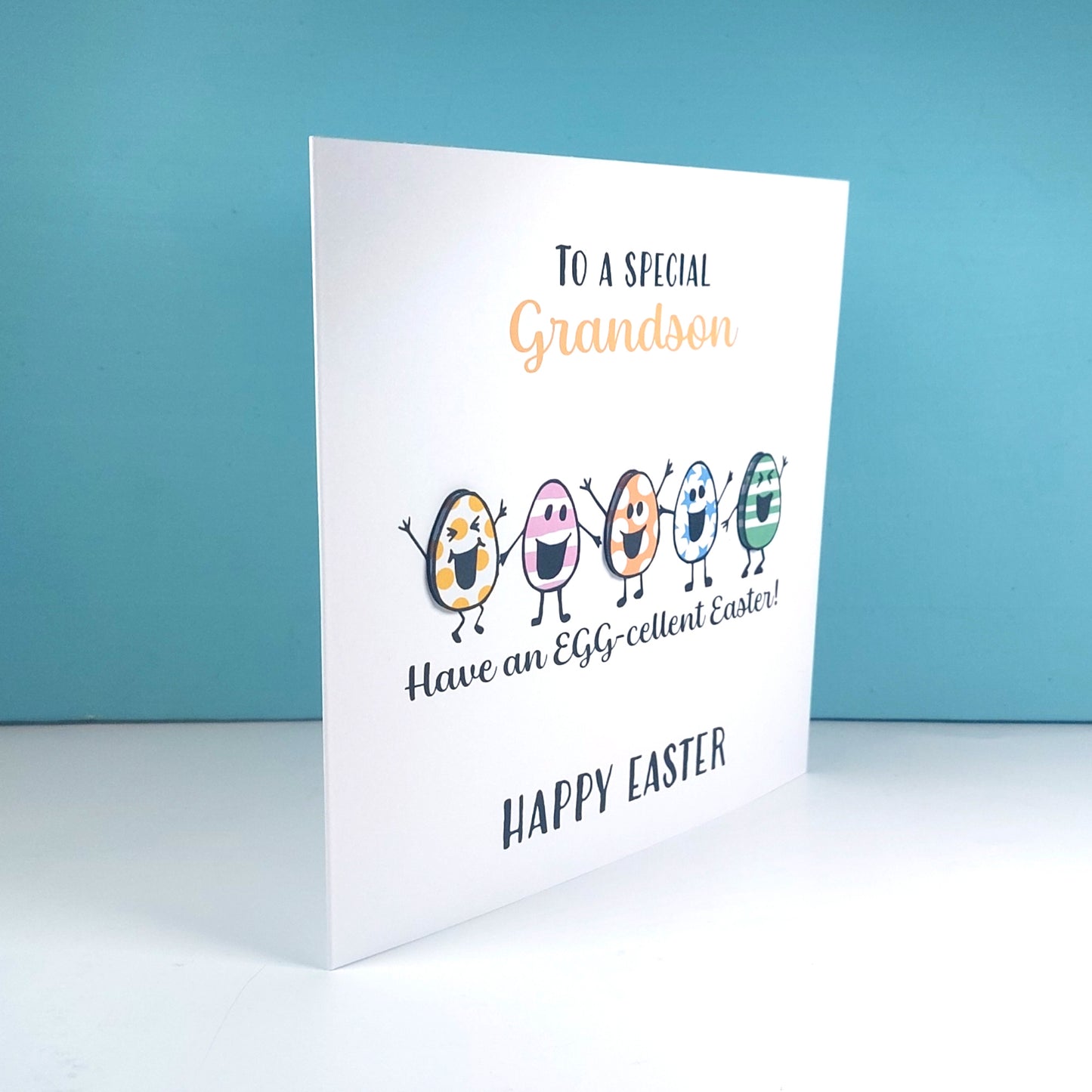 Grandson Egg-cellent Easter Card