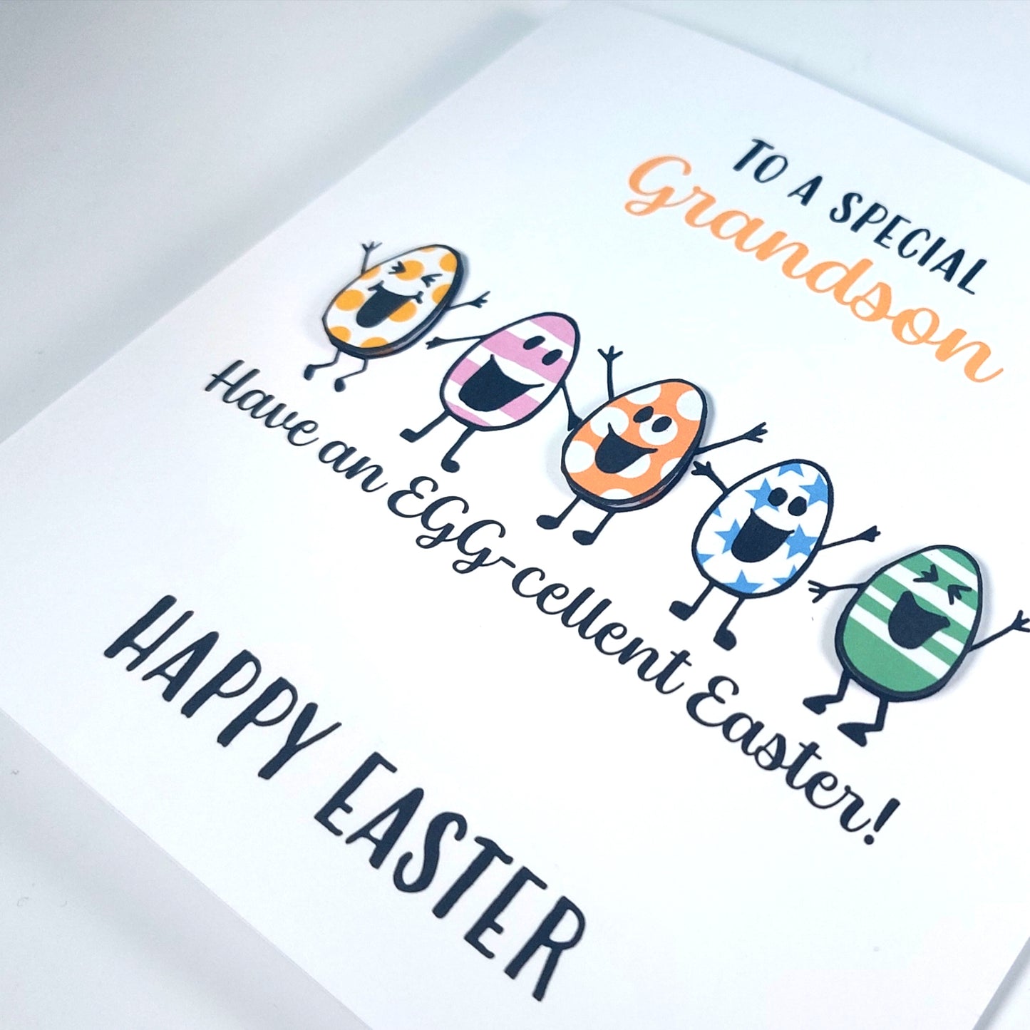 Grandson Egg-cellent Easter Card
