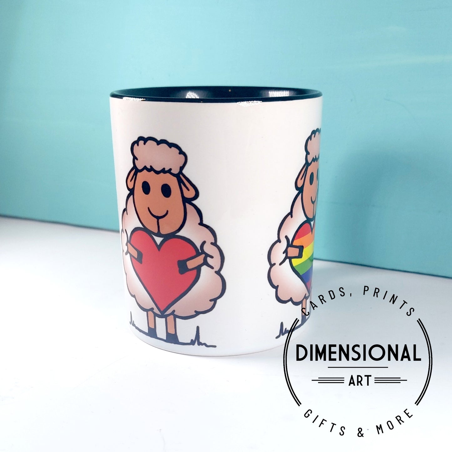 Welsh Pride Sheep Mug