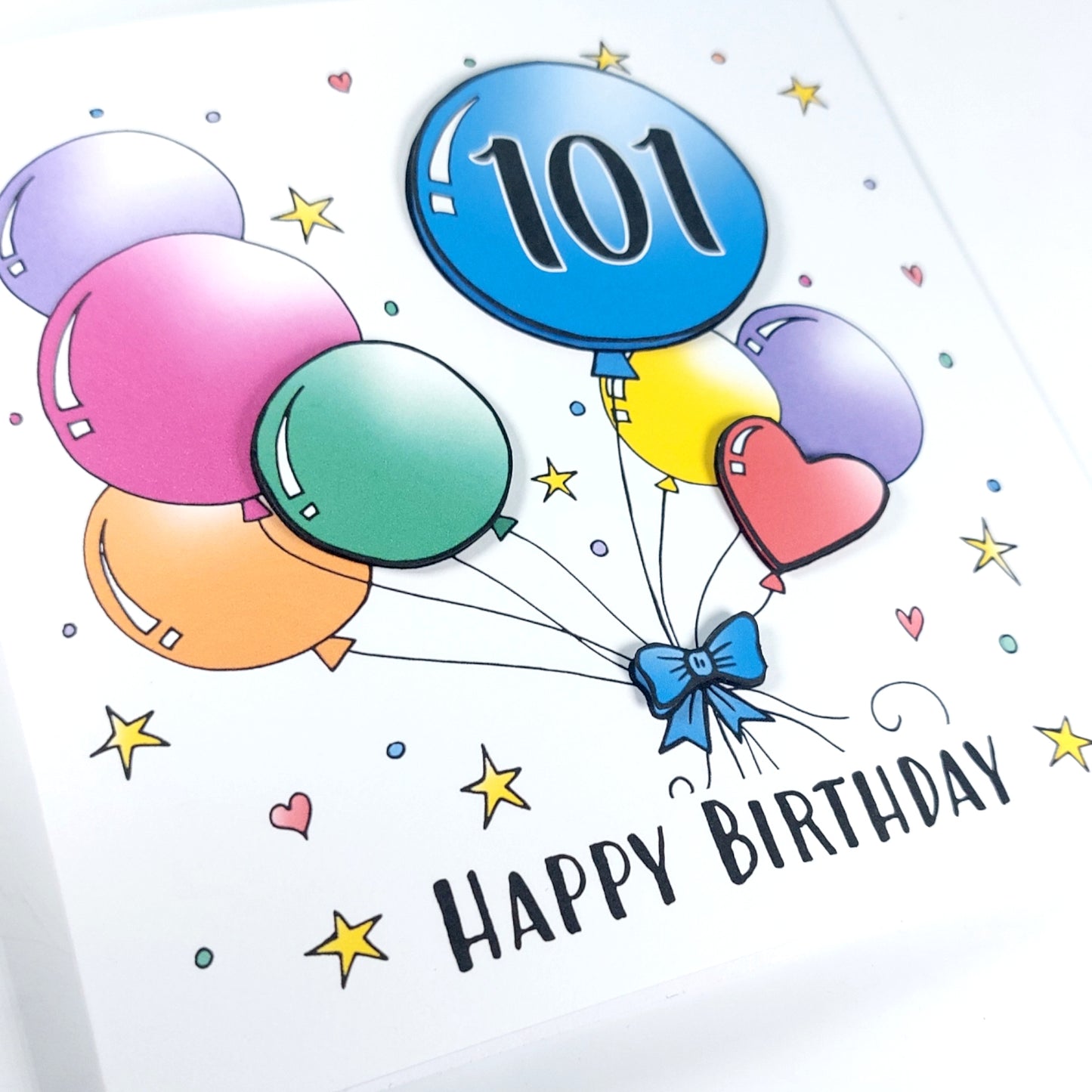 101st Balloons Birthday Card