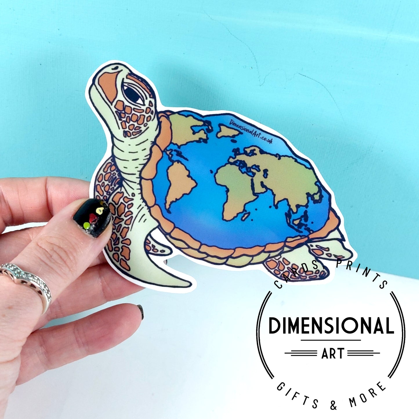 Sea turtle world  Sticker