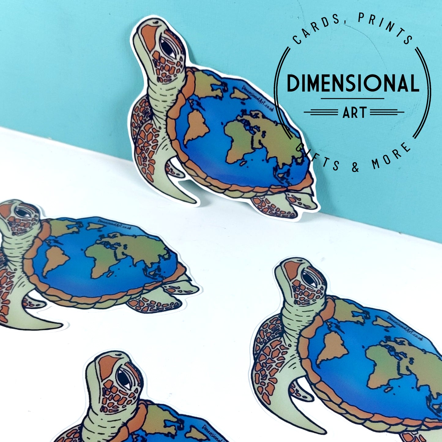 Sea turtle world  Sticker