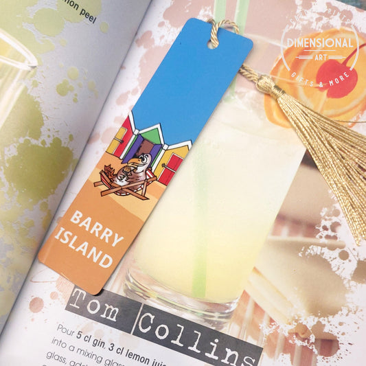 Barry Island Seagull Metal Bookmark