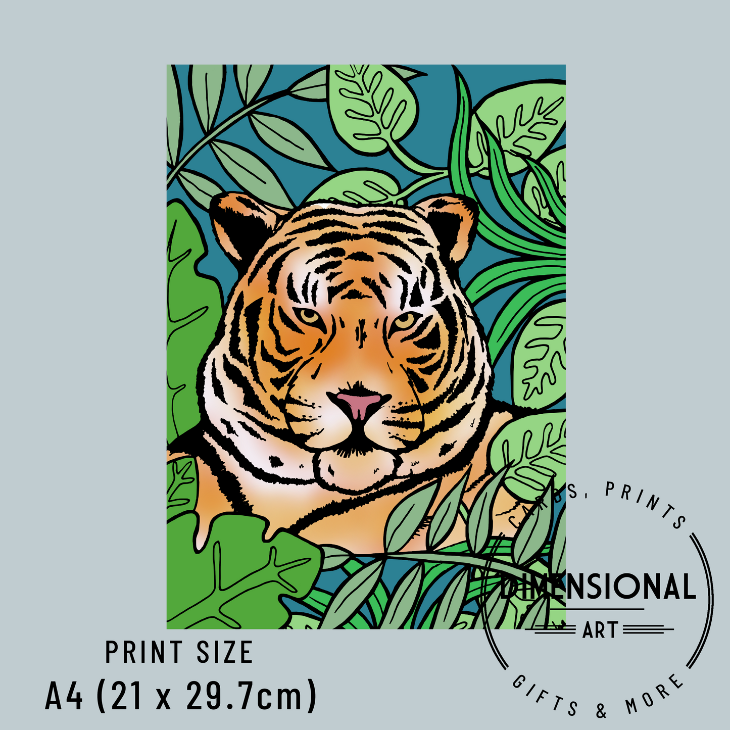 Tiger A4 Print
