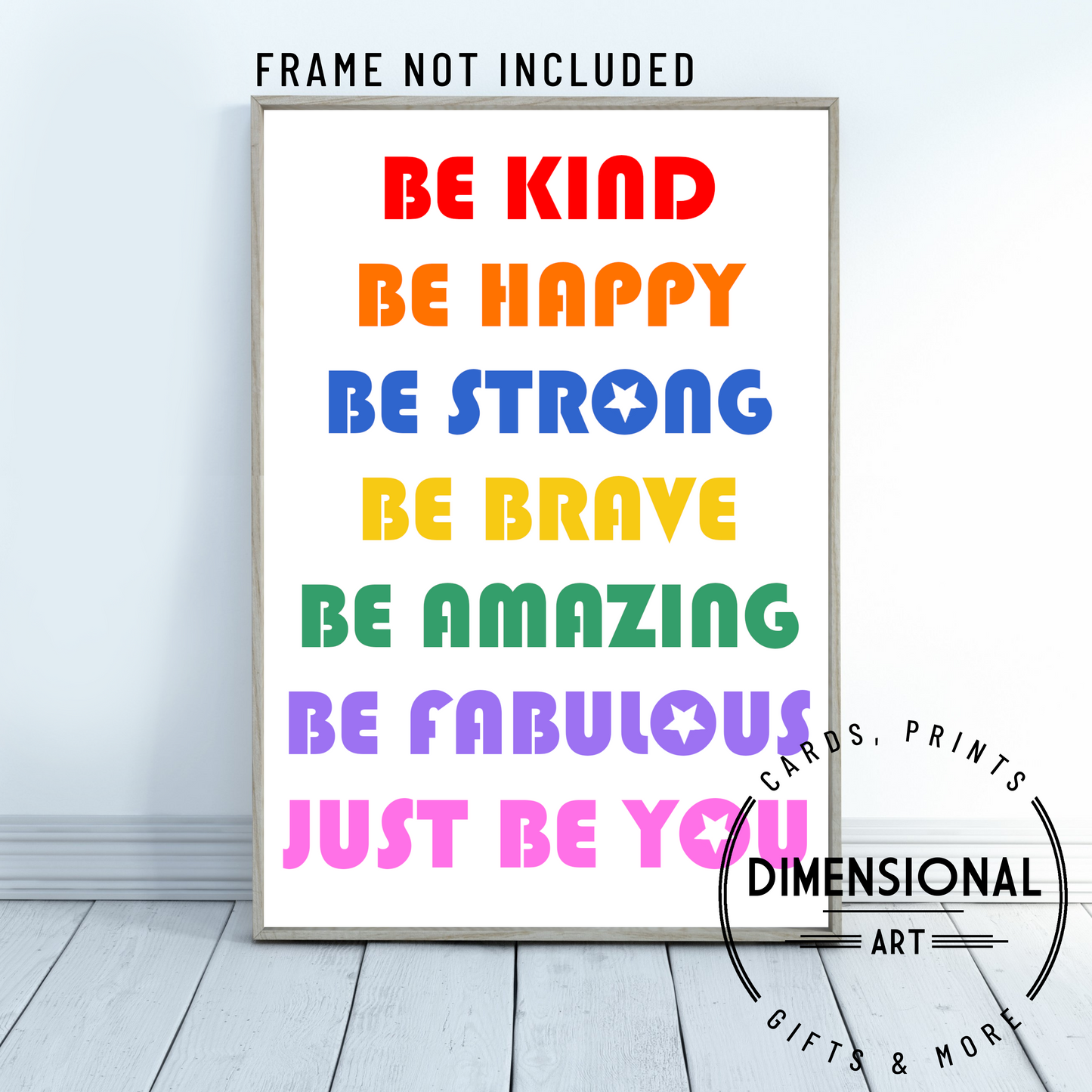 Just be You A4 Print