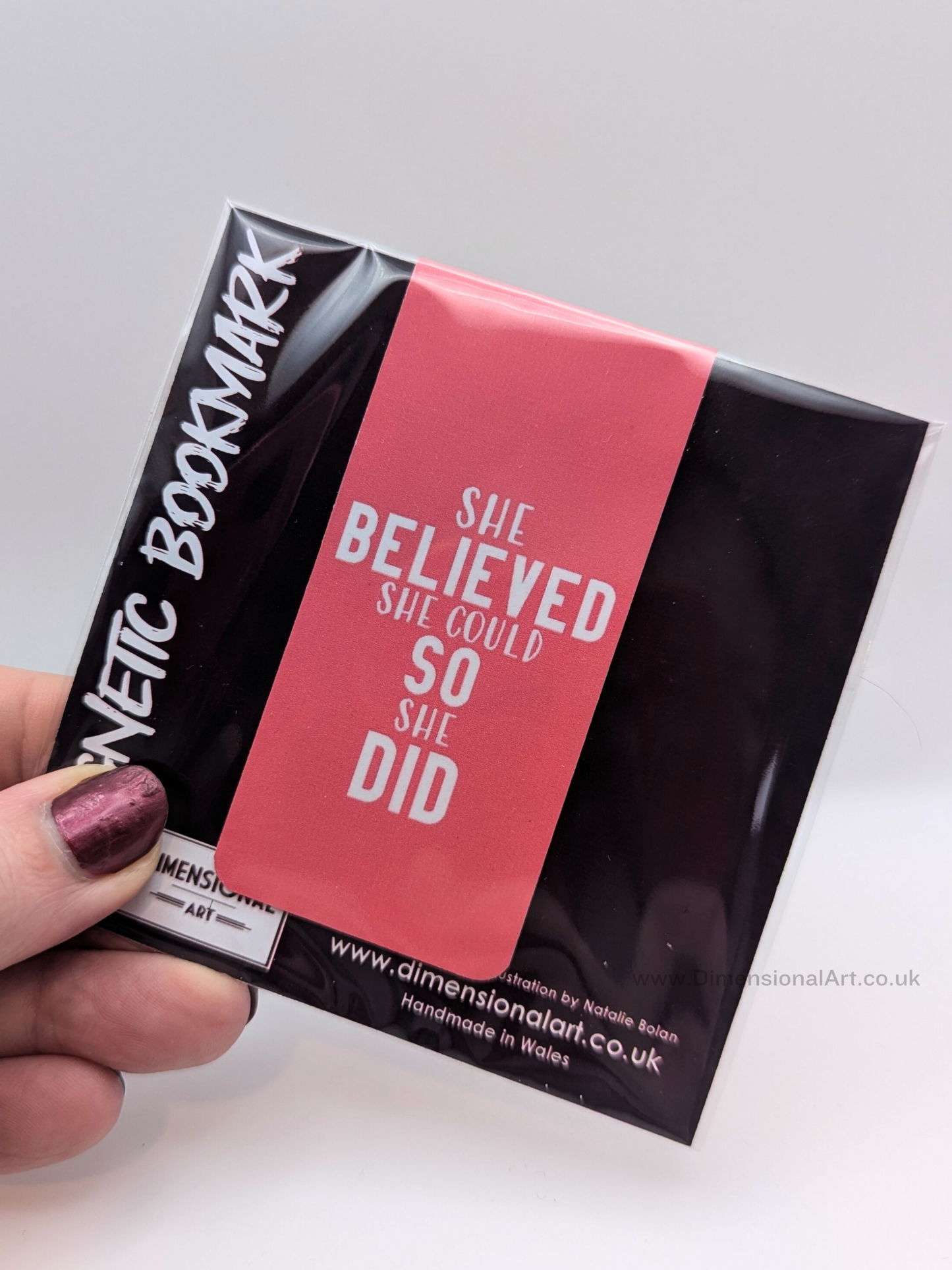 She believed she could Magnetic Bookmark