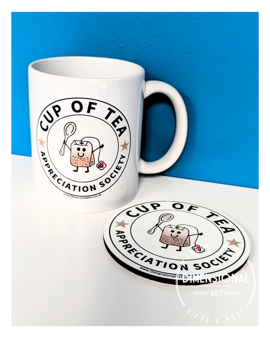 Tea Appreciation Society Mug and Coaster