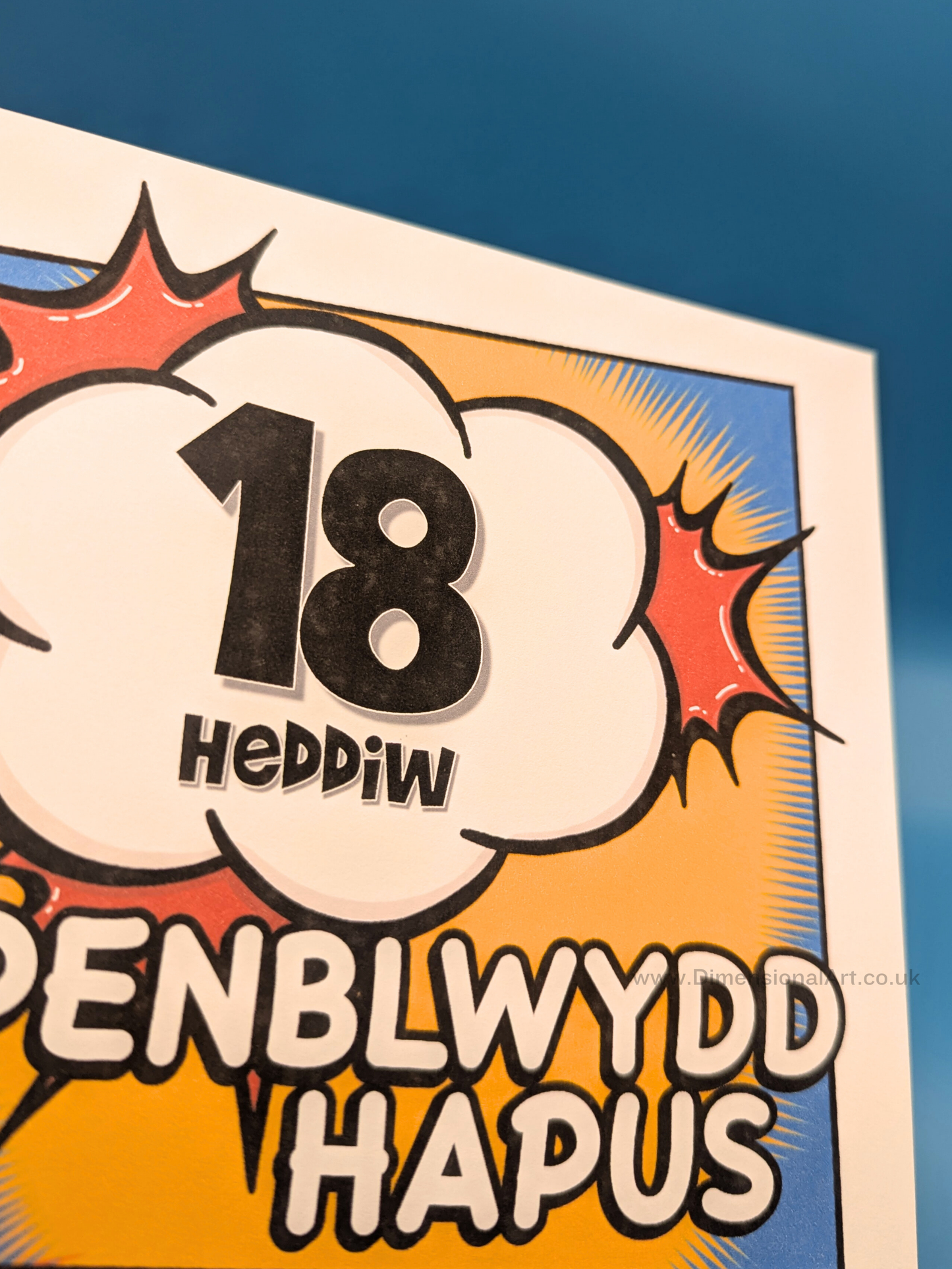 18 heddiw - Penblwydd Hapus (Birthday Card)