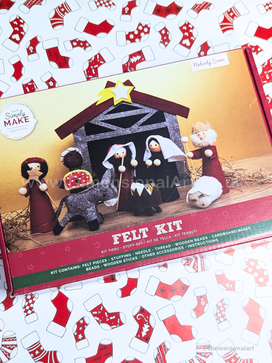 Felt Nativity Scene Kit