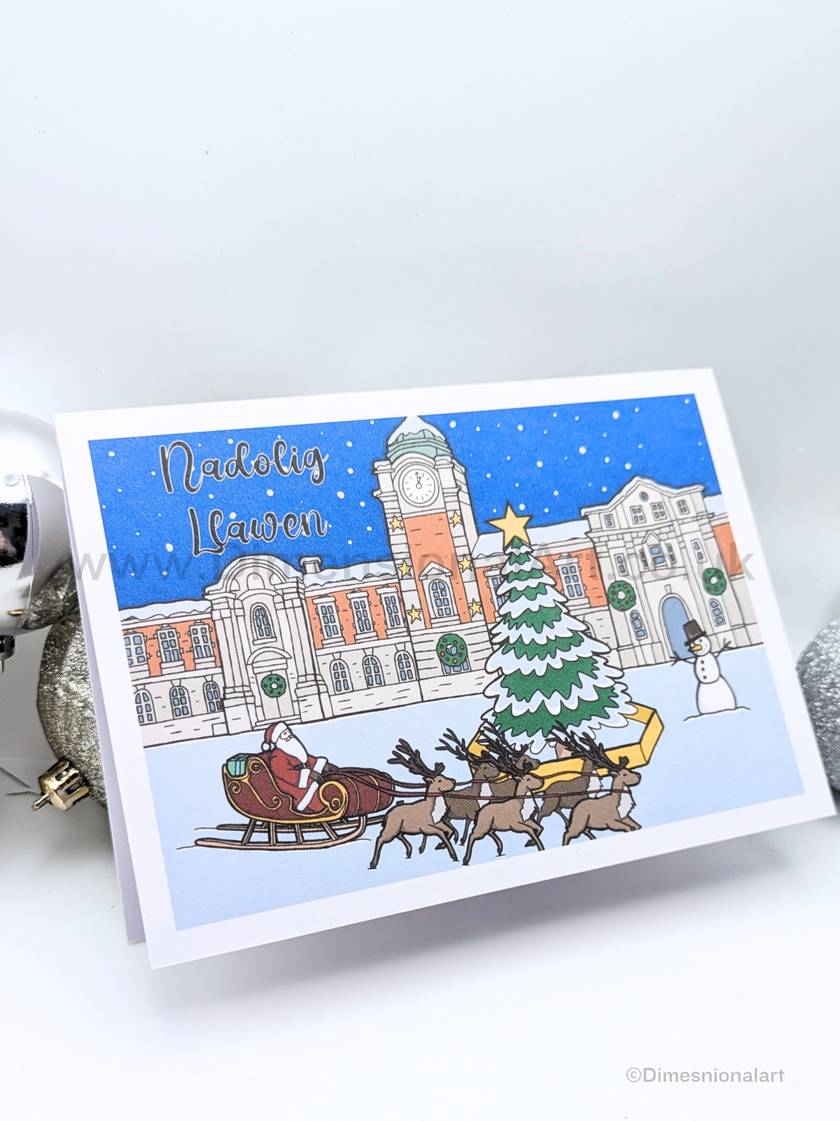 Holton Road BARRY - Nadolig Llawen (Christmas card)