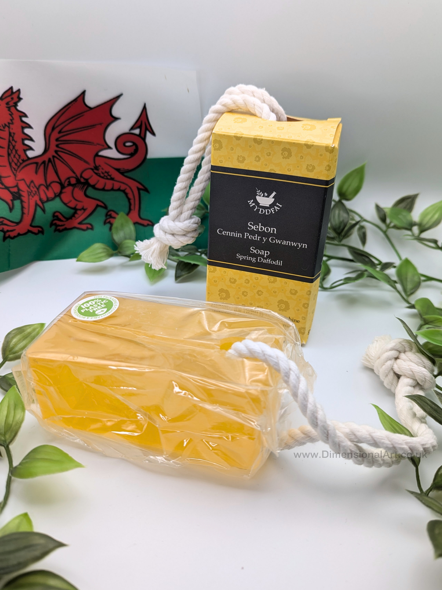 Soap with rope Cennin Pedr y Gwanwyn (Spring Daffodil)