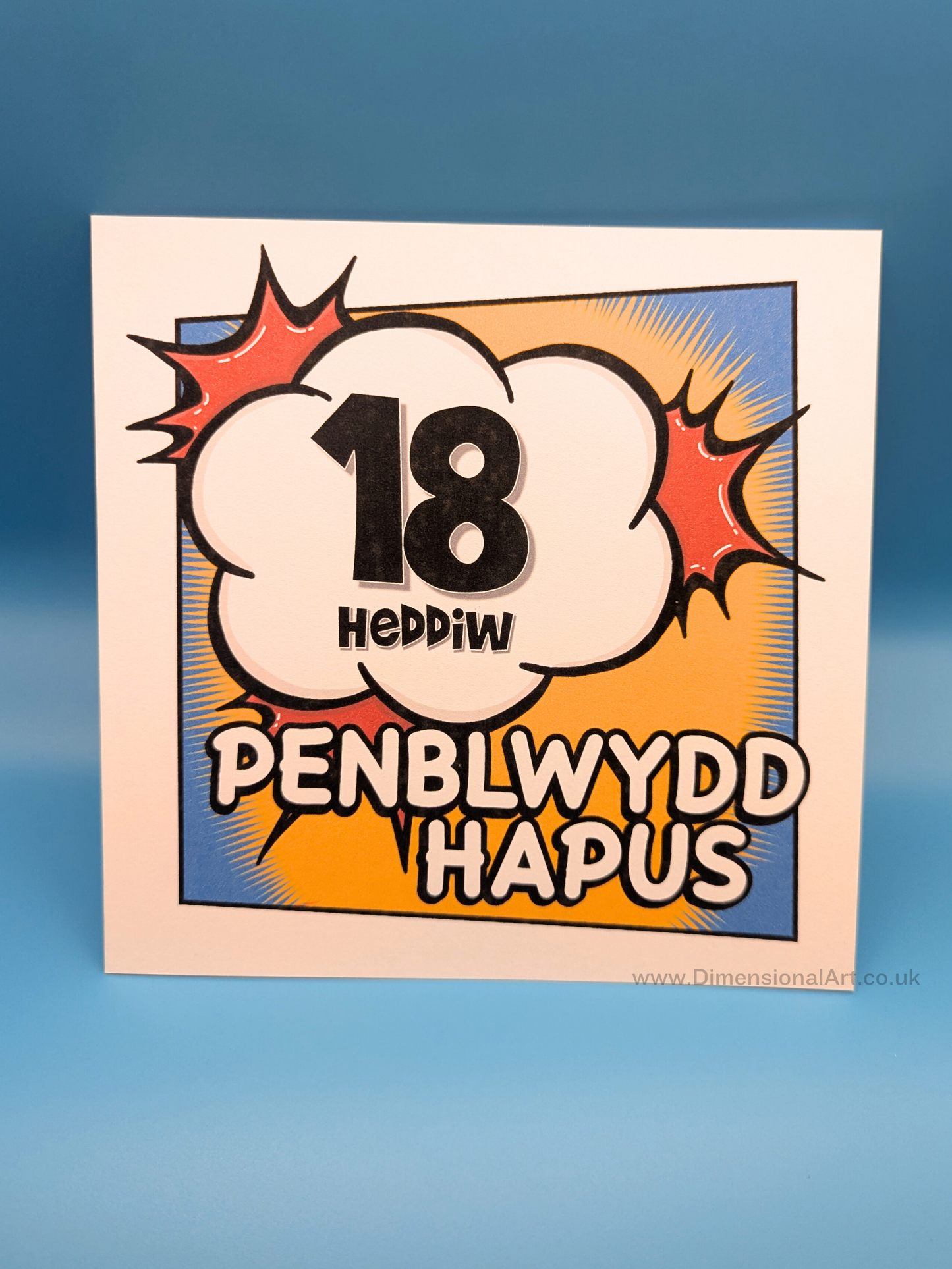 18 heddiw - Penblwydd Hapus (Birthday Card)
