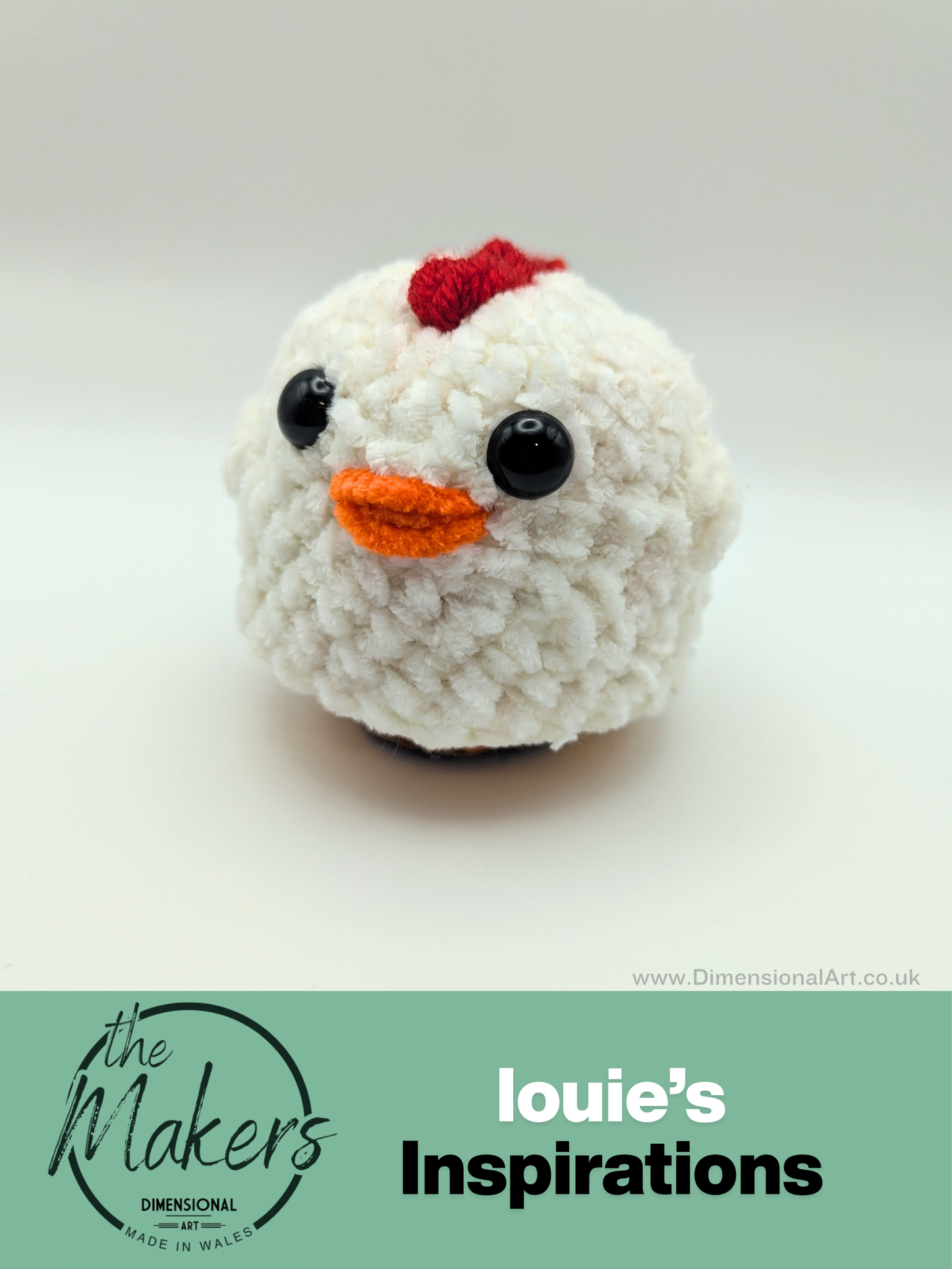 Hen Crocheted Terry Chocolate Orange Cover