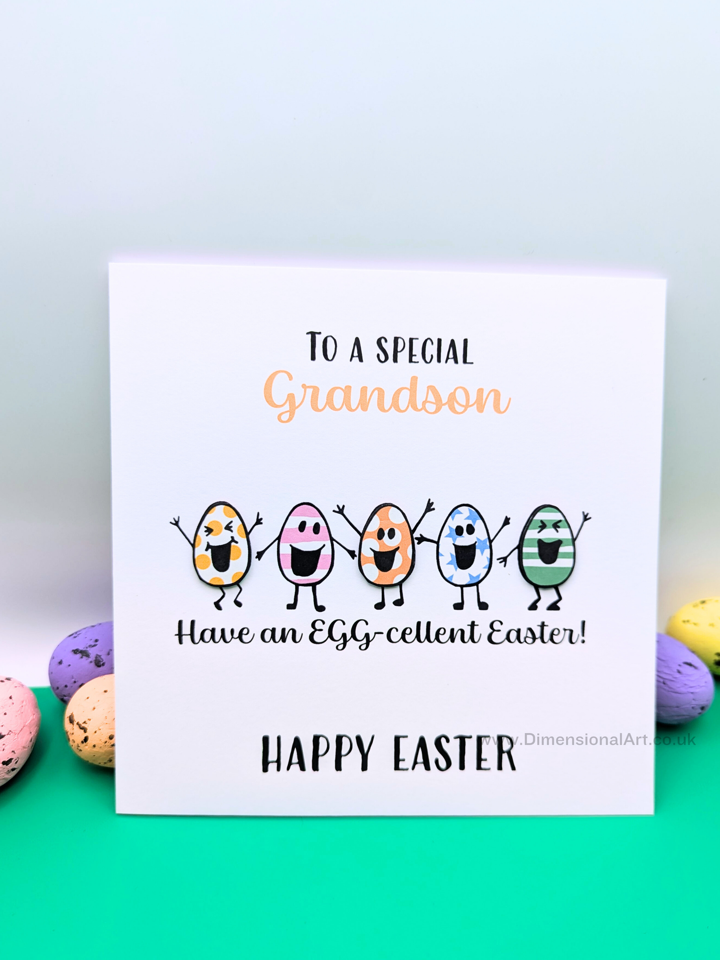 Grandson Egg-cellent Easter Card