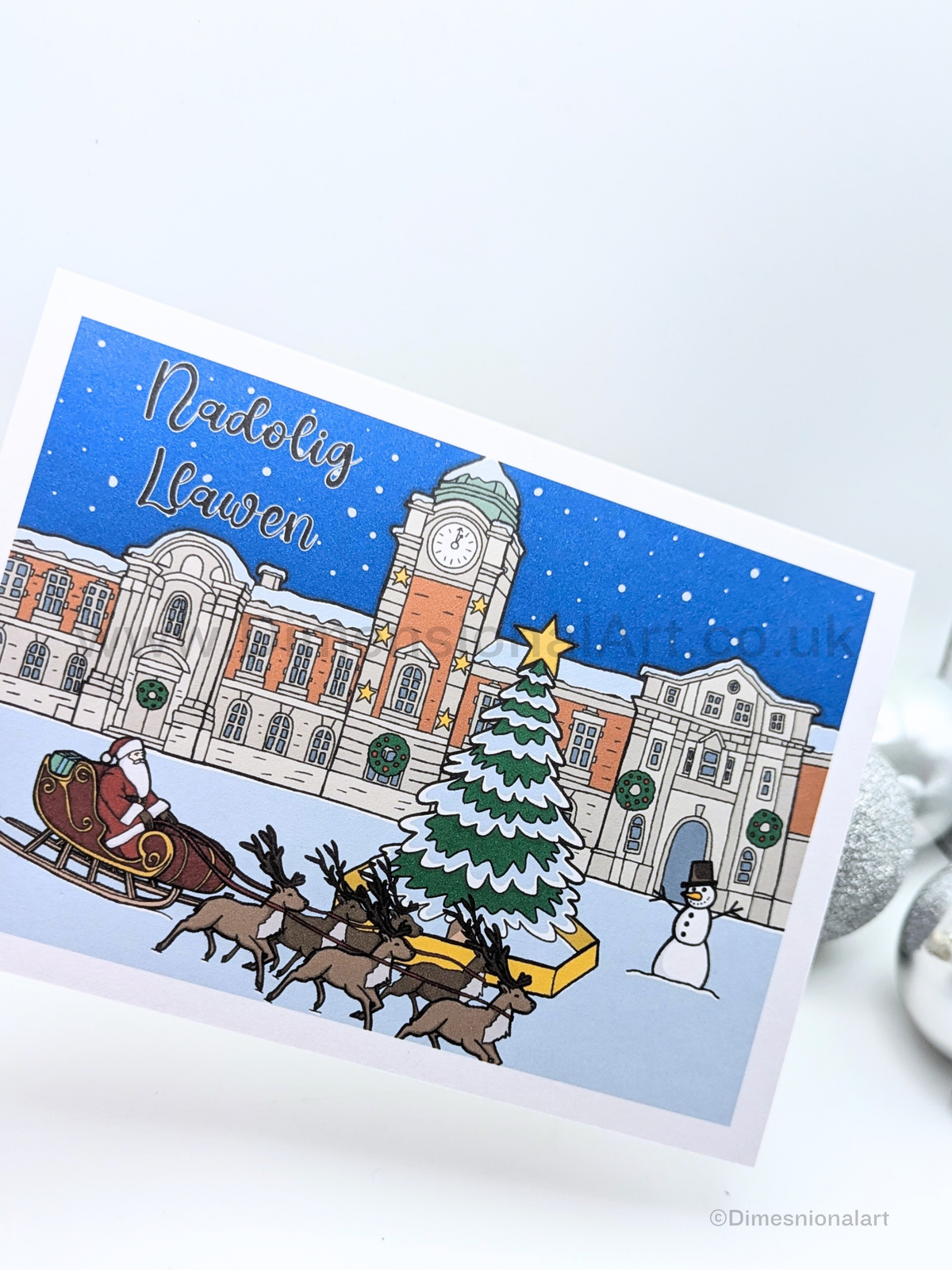 Holton Road BARRY - Nadolig Llawen (Christmas card)