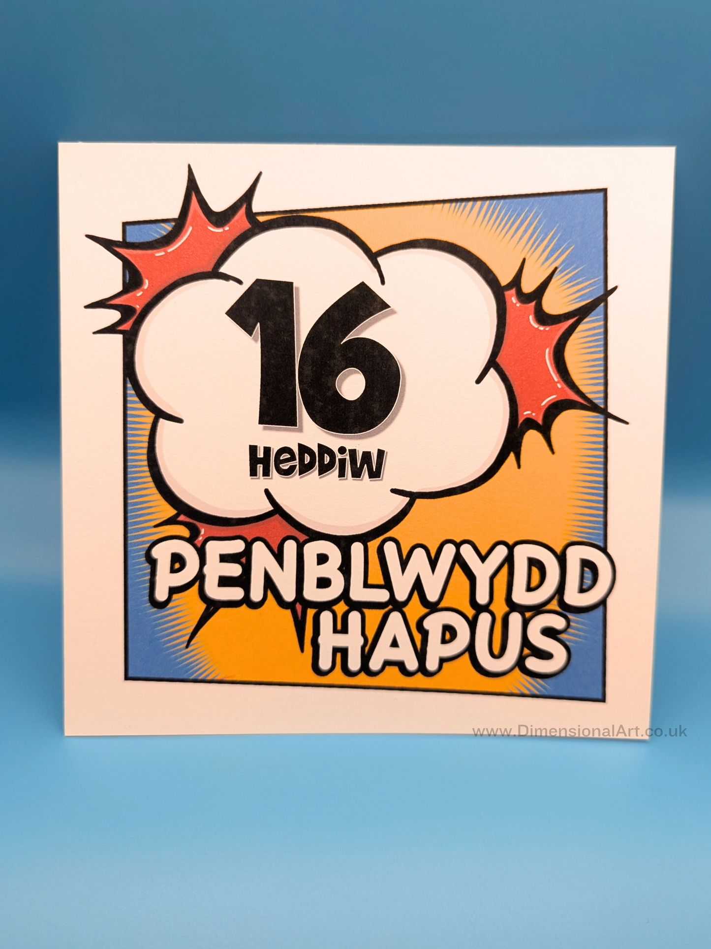 16 heddiw - Penblwydd Hapus (Birthday Card)