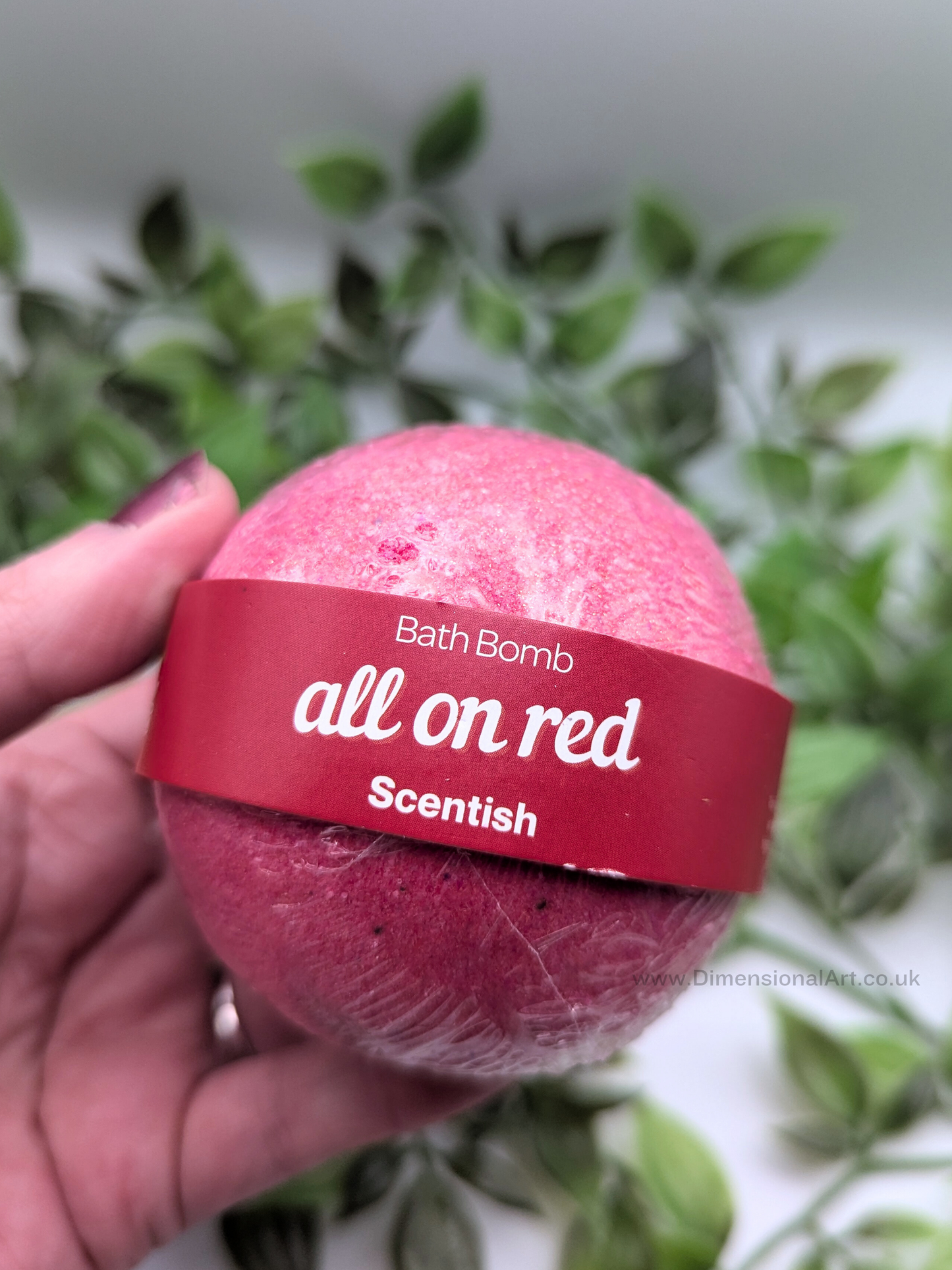 All in Red Bath bomb