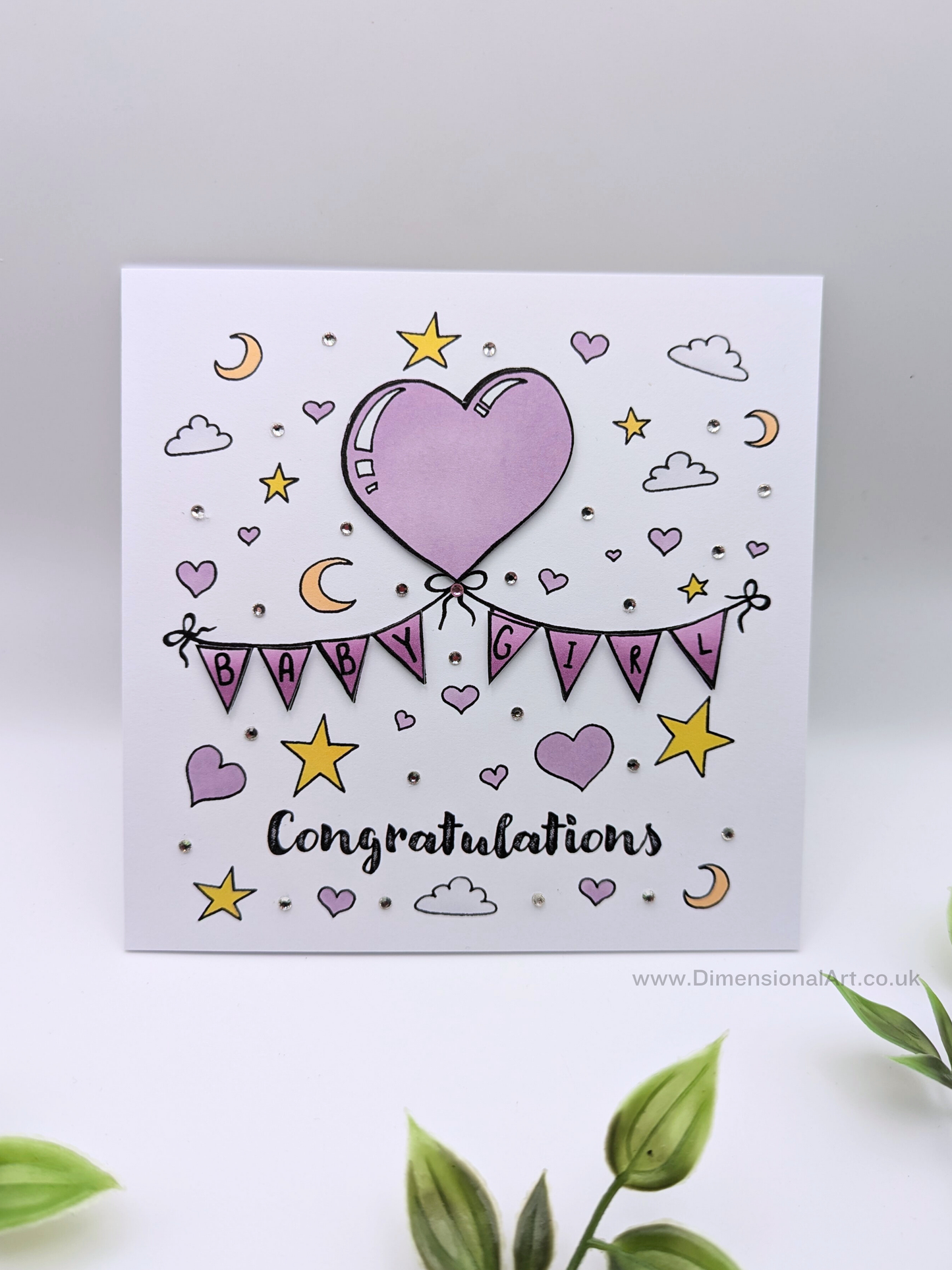 Congratulations Baby Girl Card