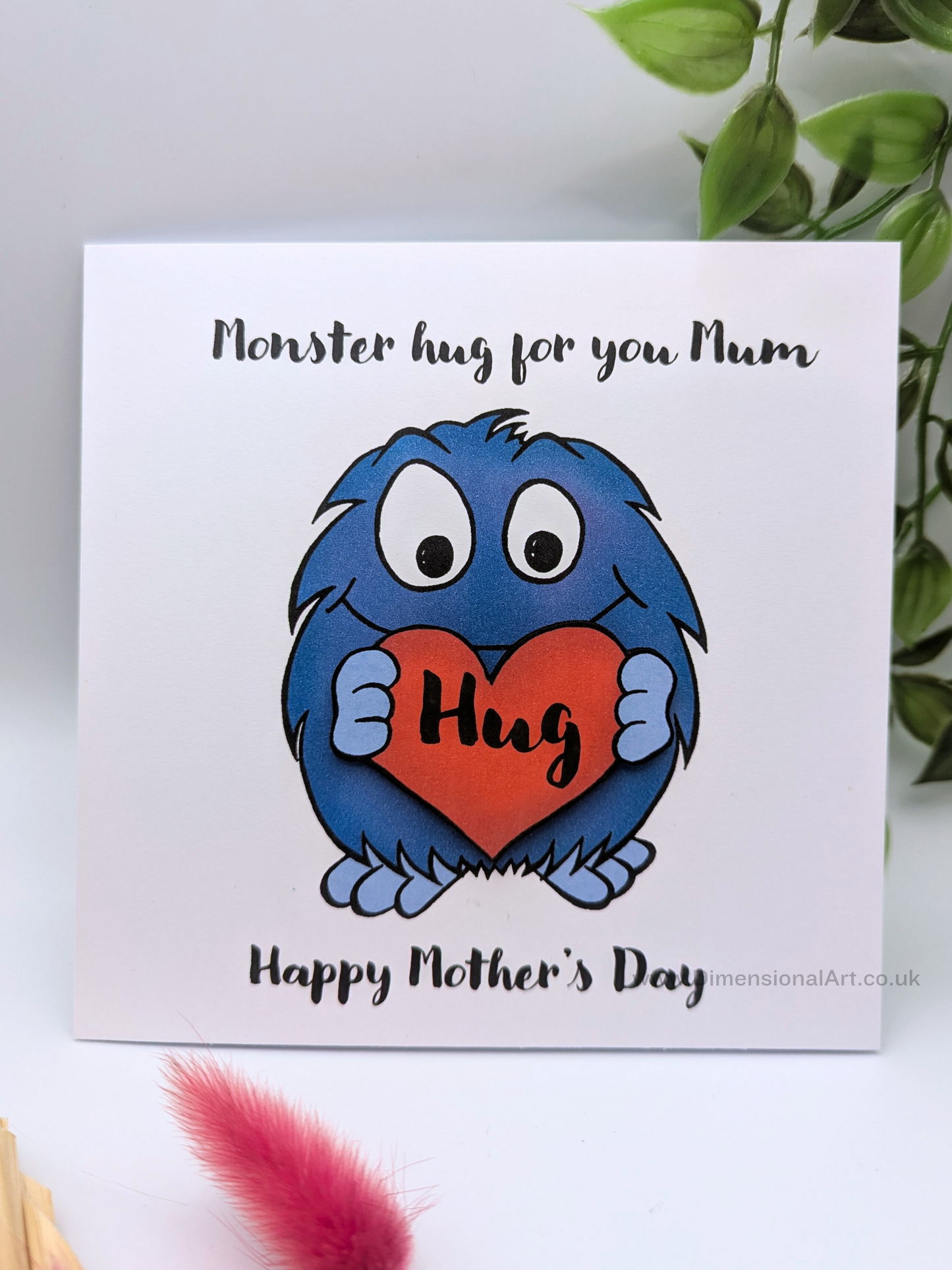 Monster Hug for you MUM - Mothers Day card