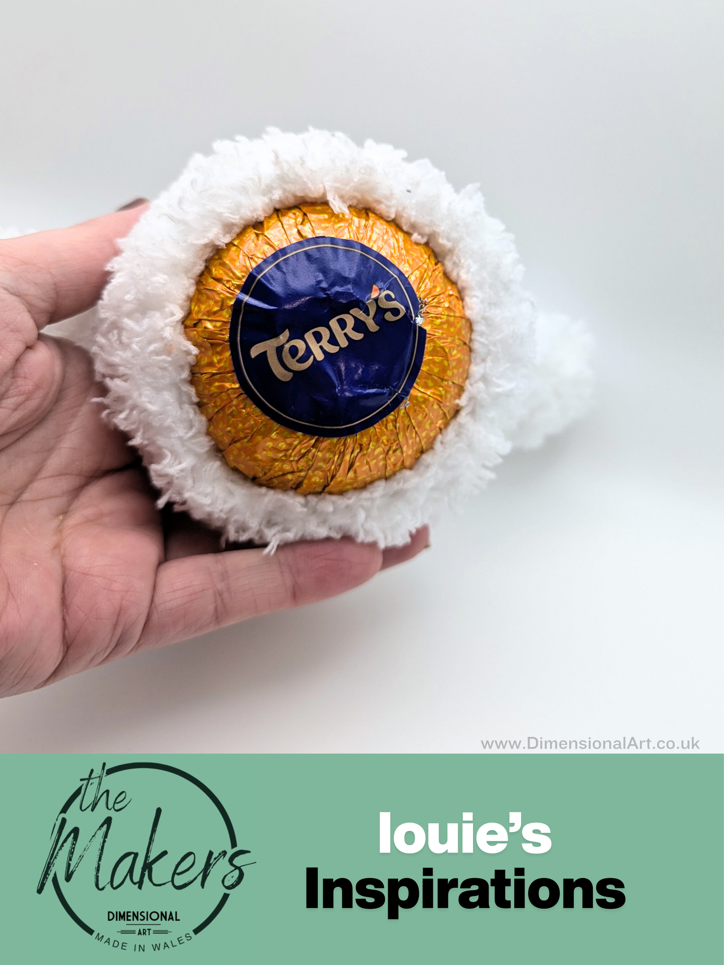 Rabbit Crocheted Terry Chocolate Orange Cover