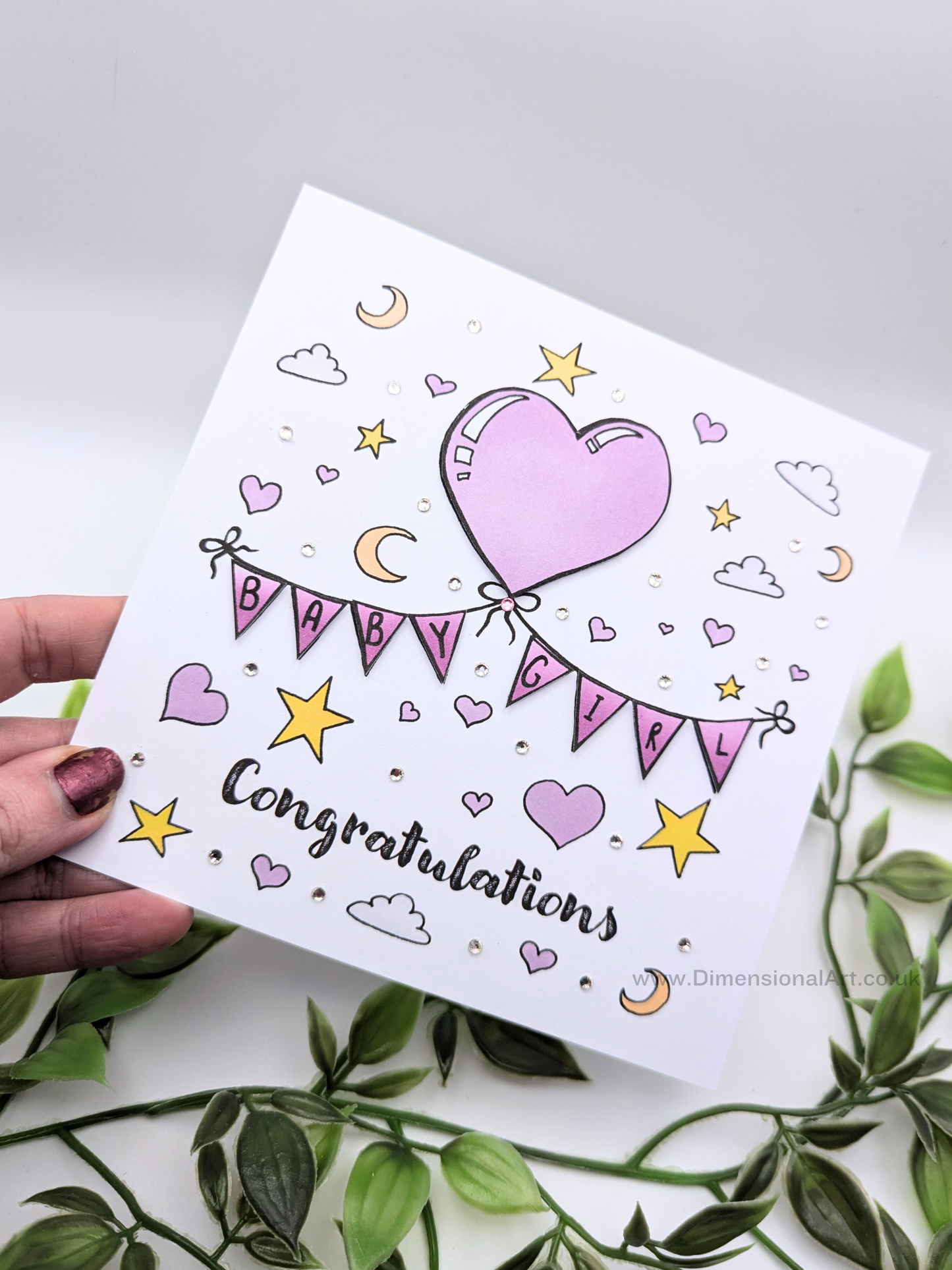Congratulations Baby Girl Card