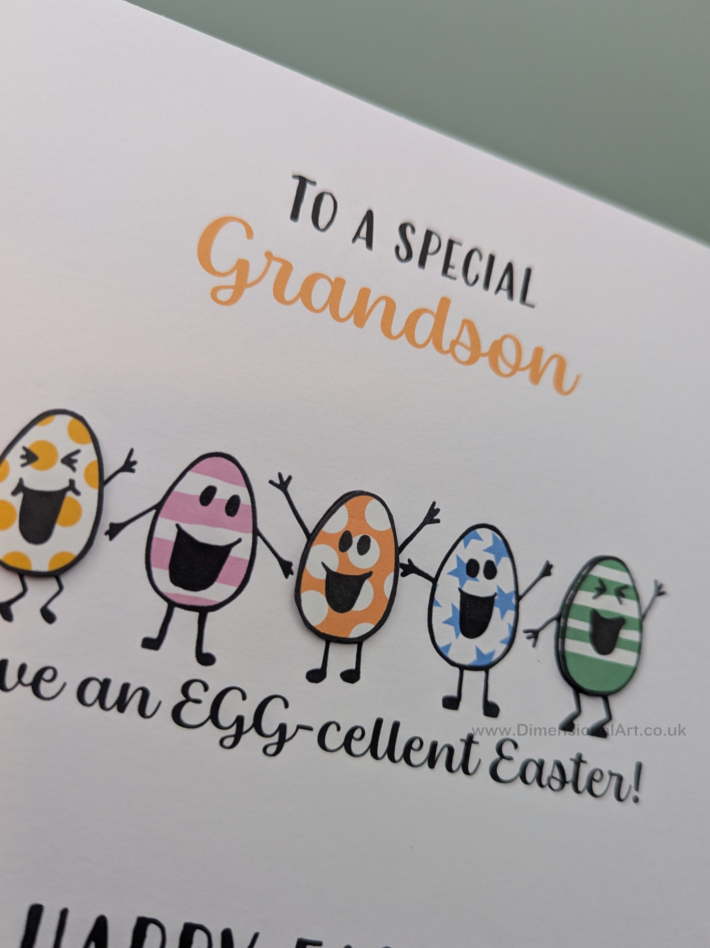 Grandson Egg-cellent Easter Card