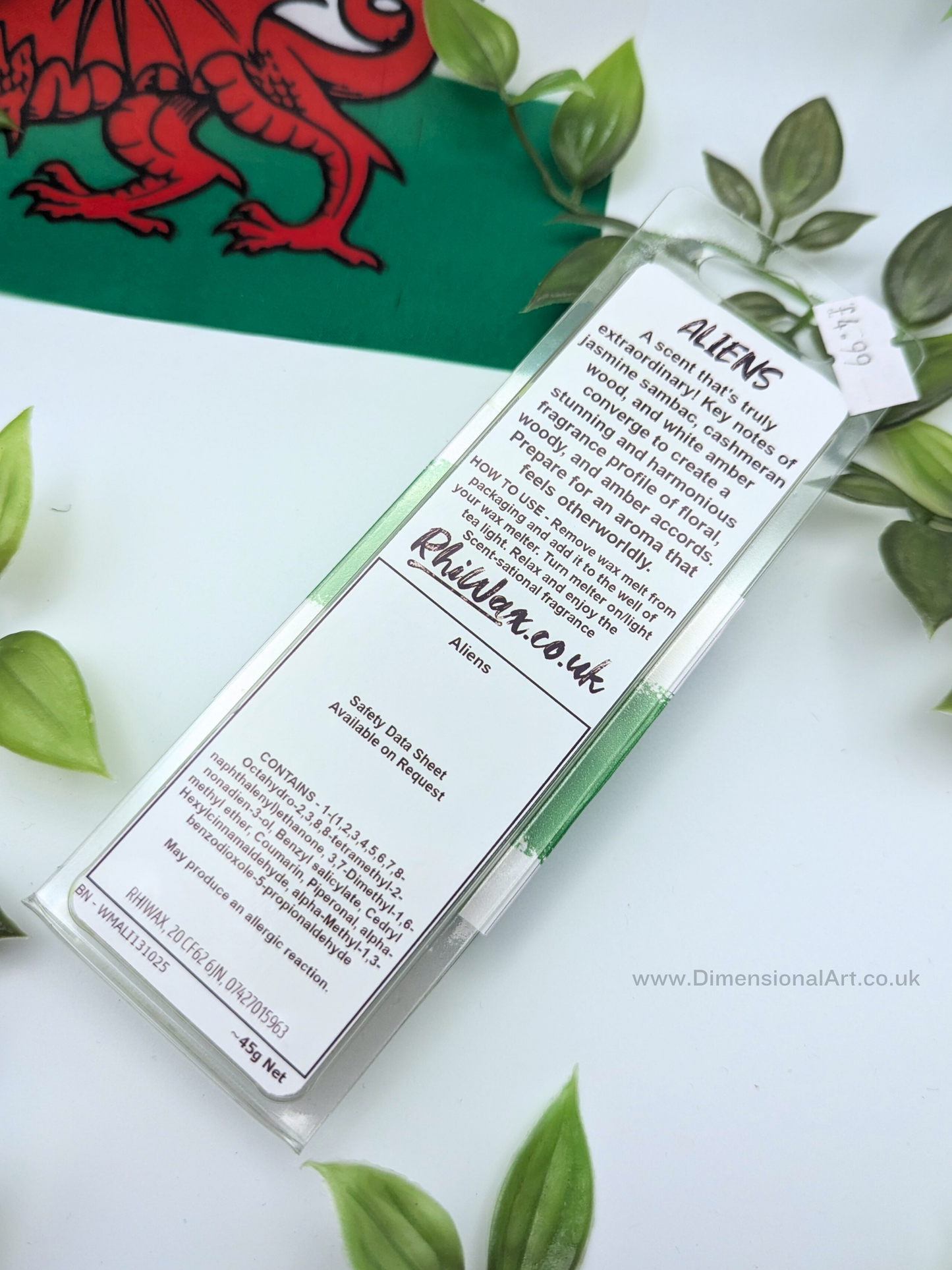 Aliens Wax Melts - Woody, Floral, Perfume