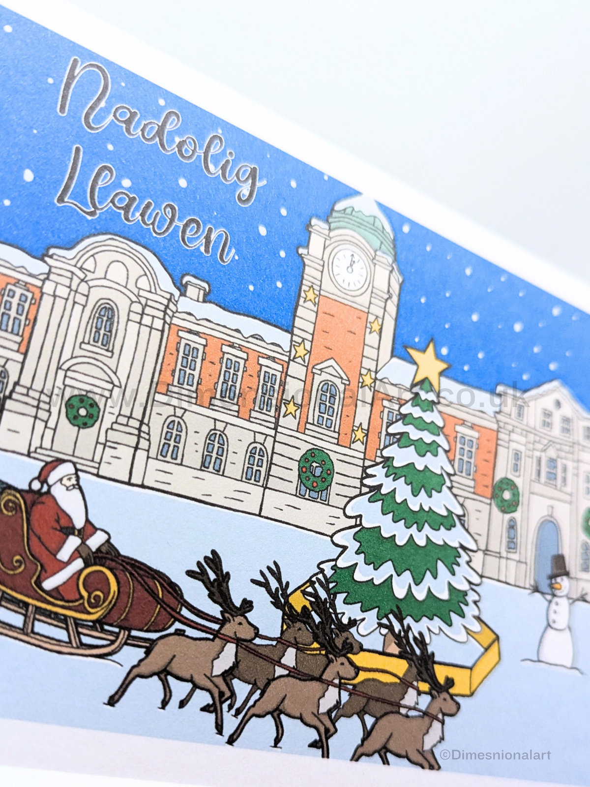 Holton Road BARRY - Nadolig Llawen (Christmas card)
