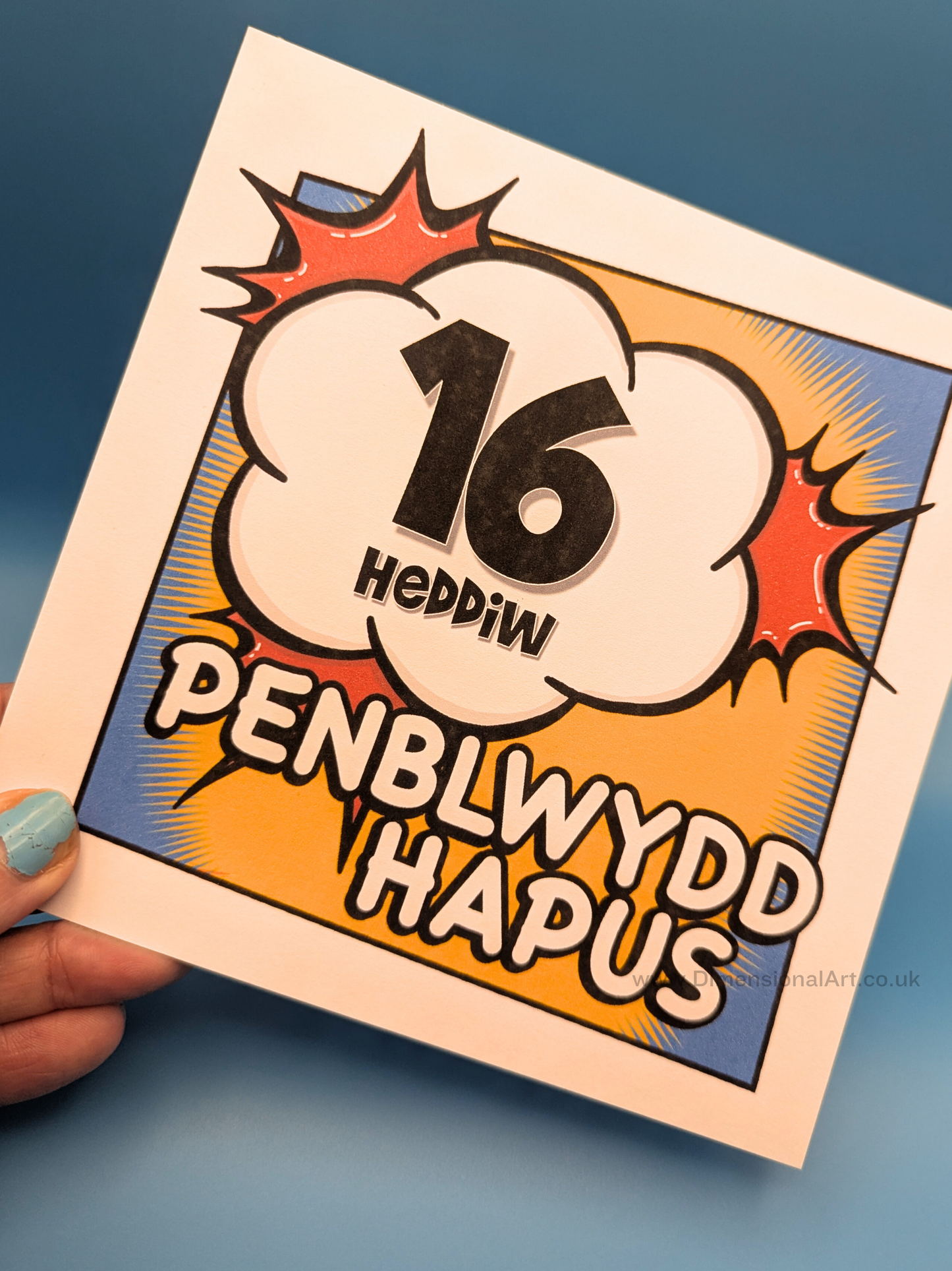 16 heddiw - Penblwydd Hapus (Birthday Card)