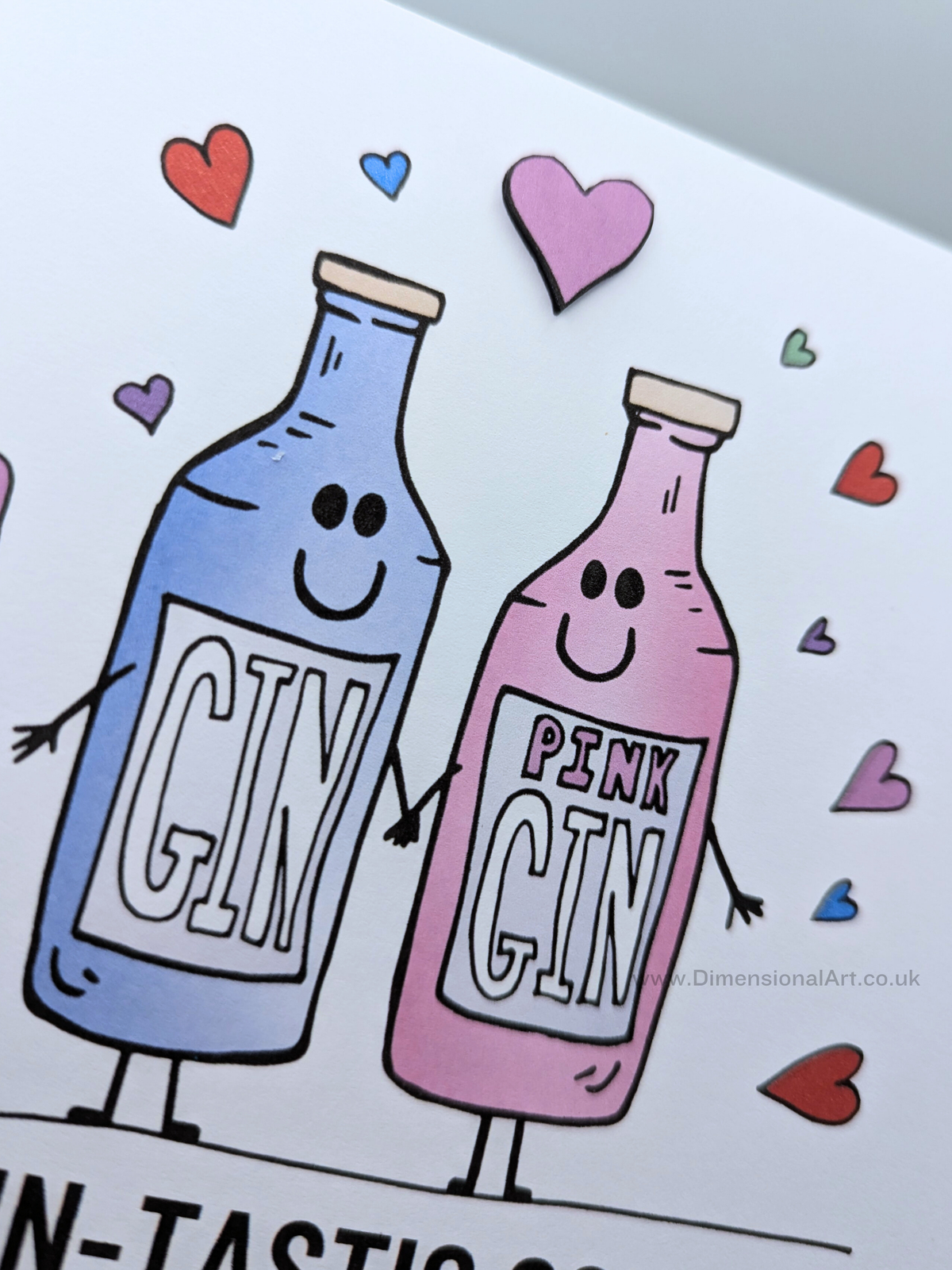 Gin-tastic Couple Anniversary Card