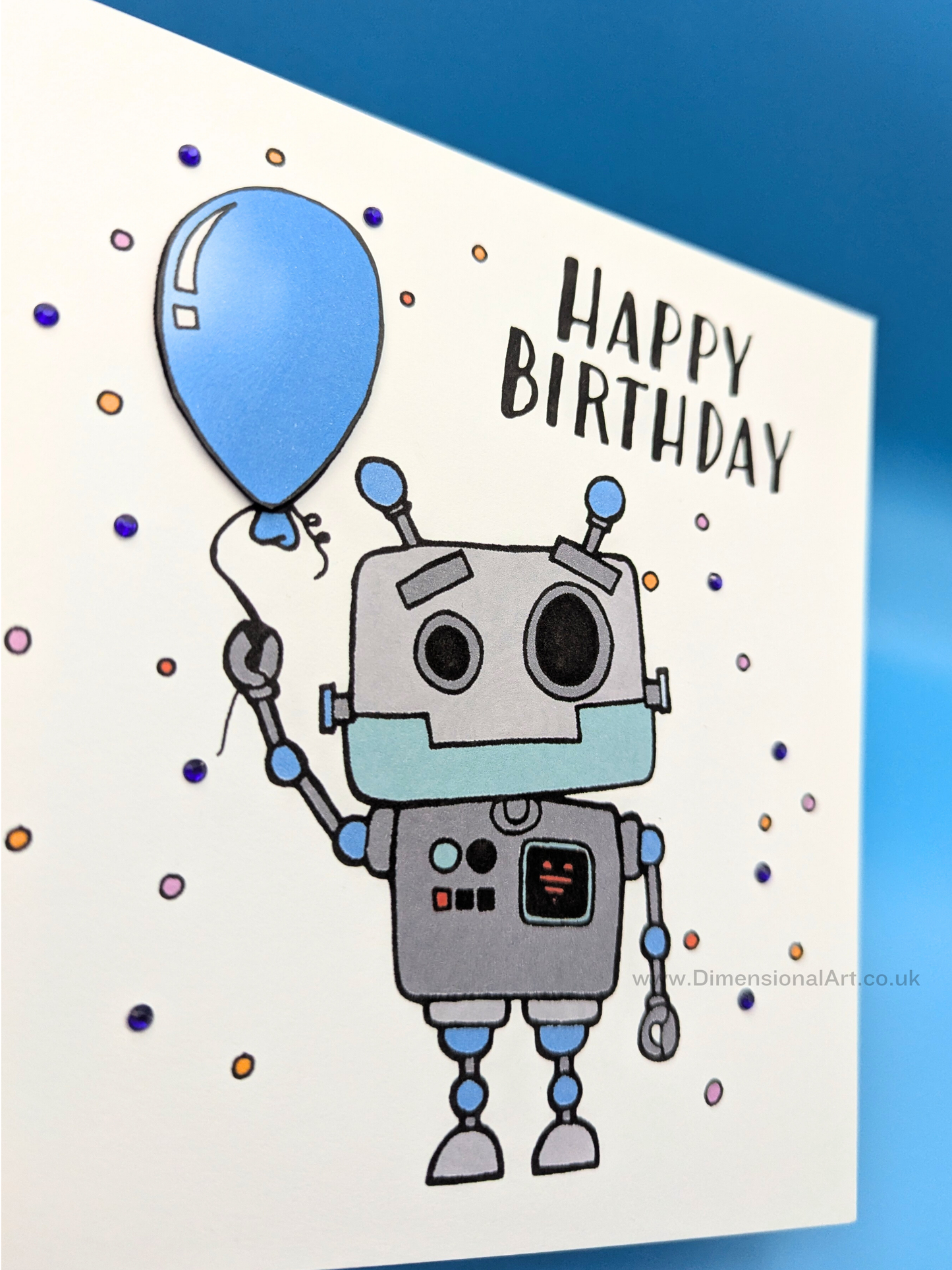 Robot Birthday Card