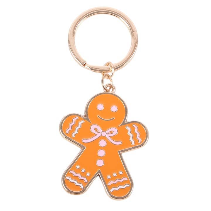 Gingerbread Christmas Keyring