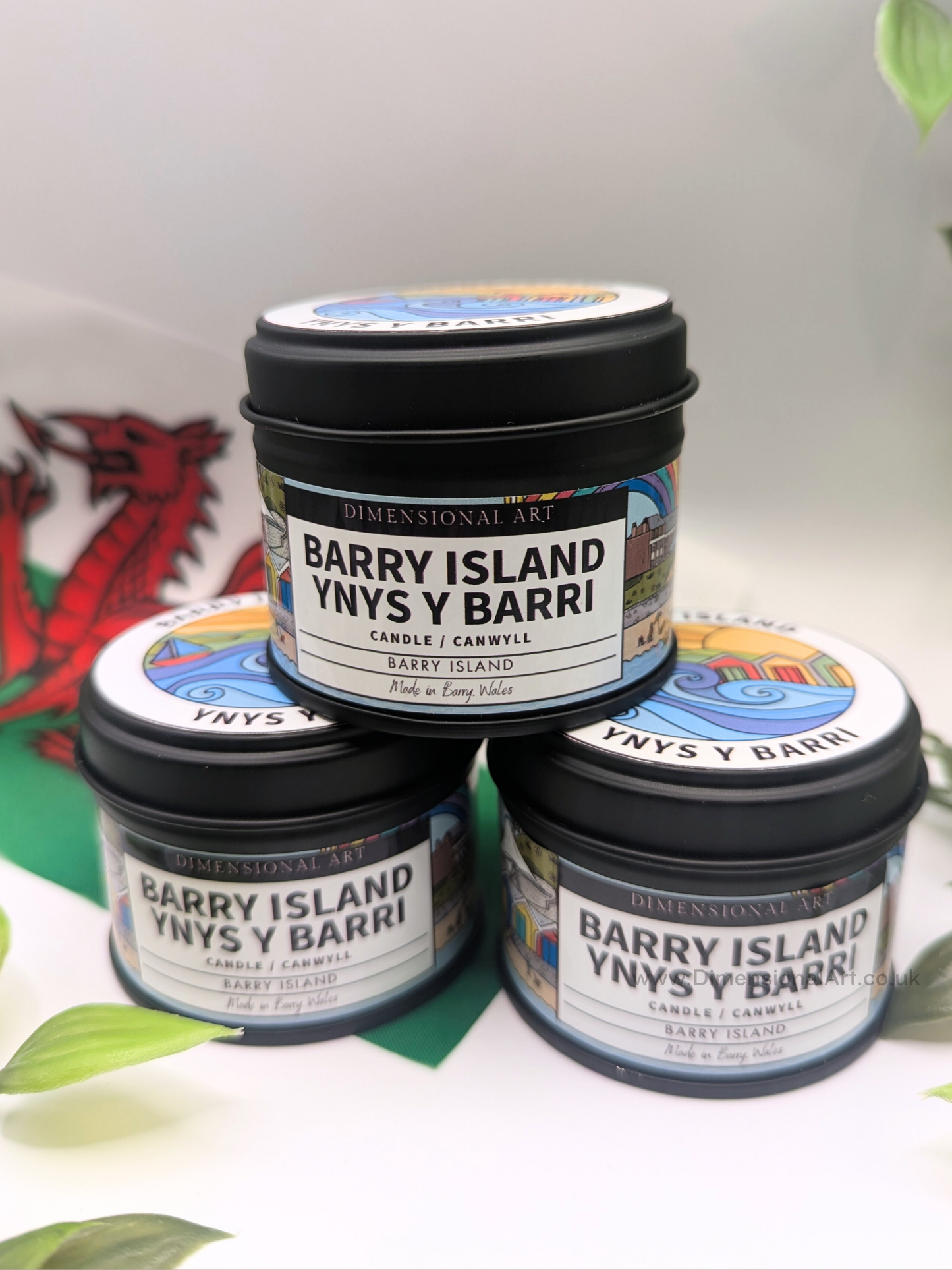 Barry Island - Ynys y Barri Candle by Dimensional Art