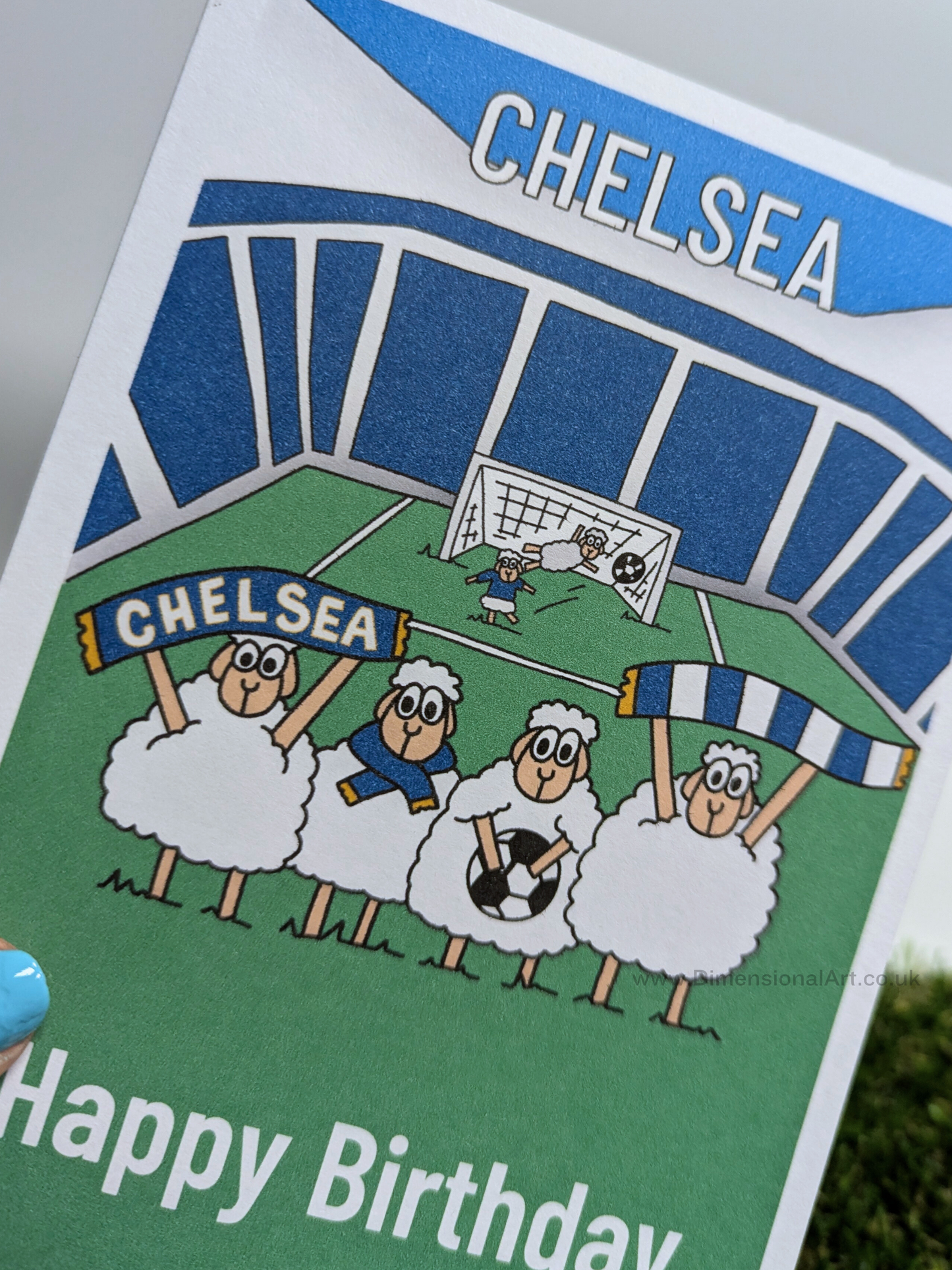 Chelsea Football Birthday Card